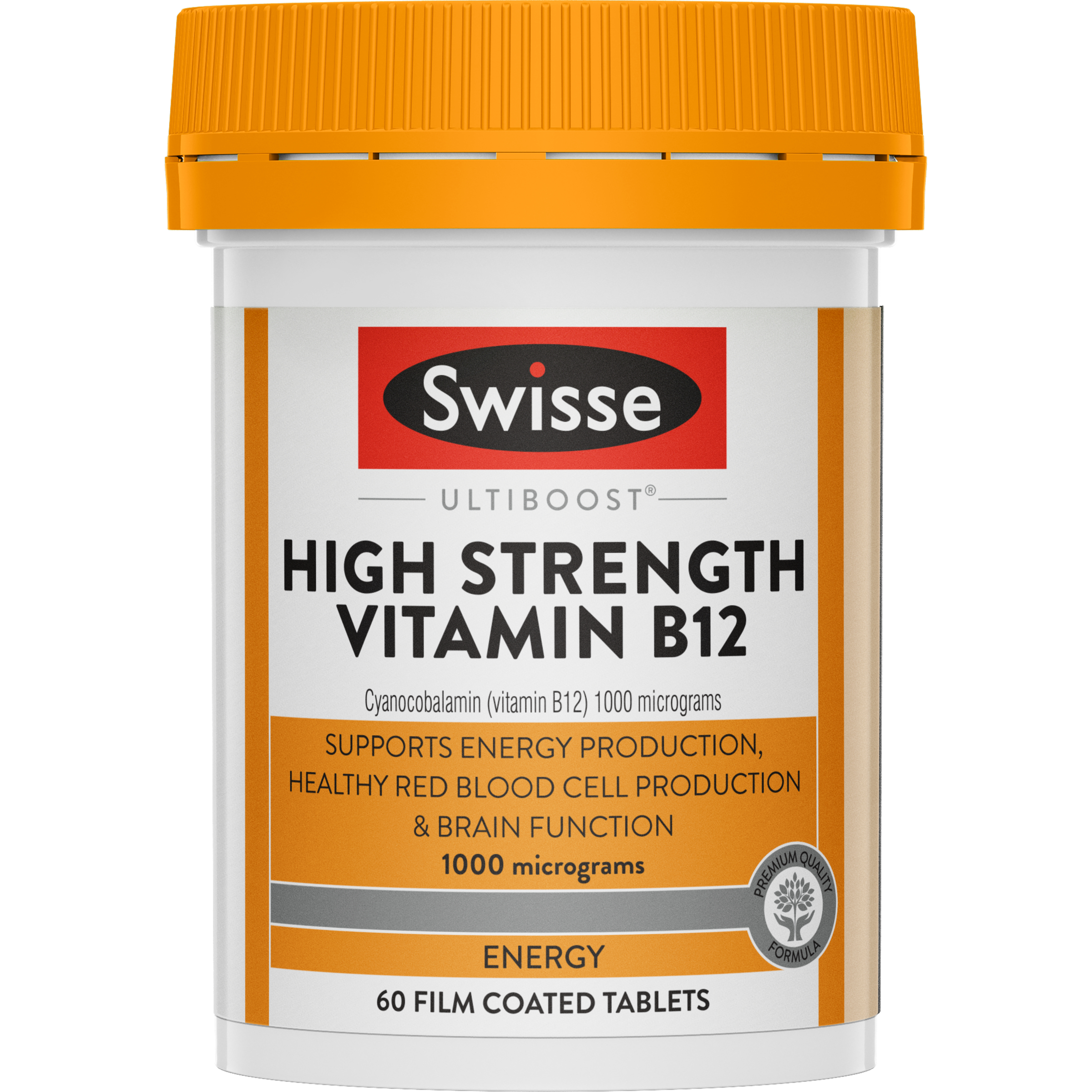 Swisse Ultiboost High Strength Vitamin B12 - 60 tablets - Image 1