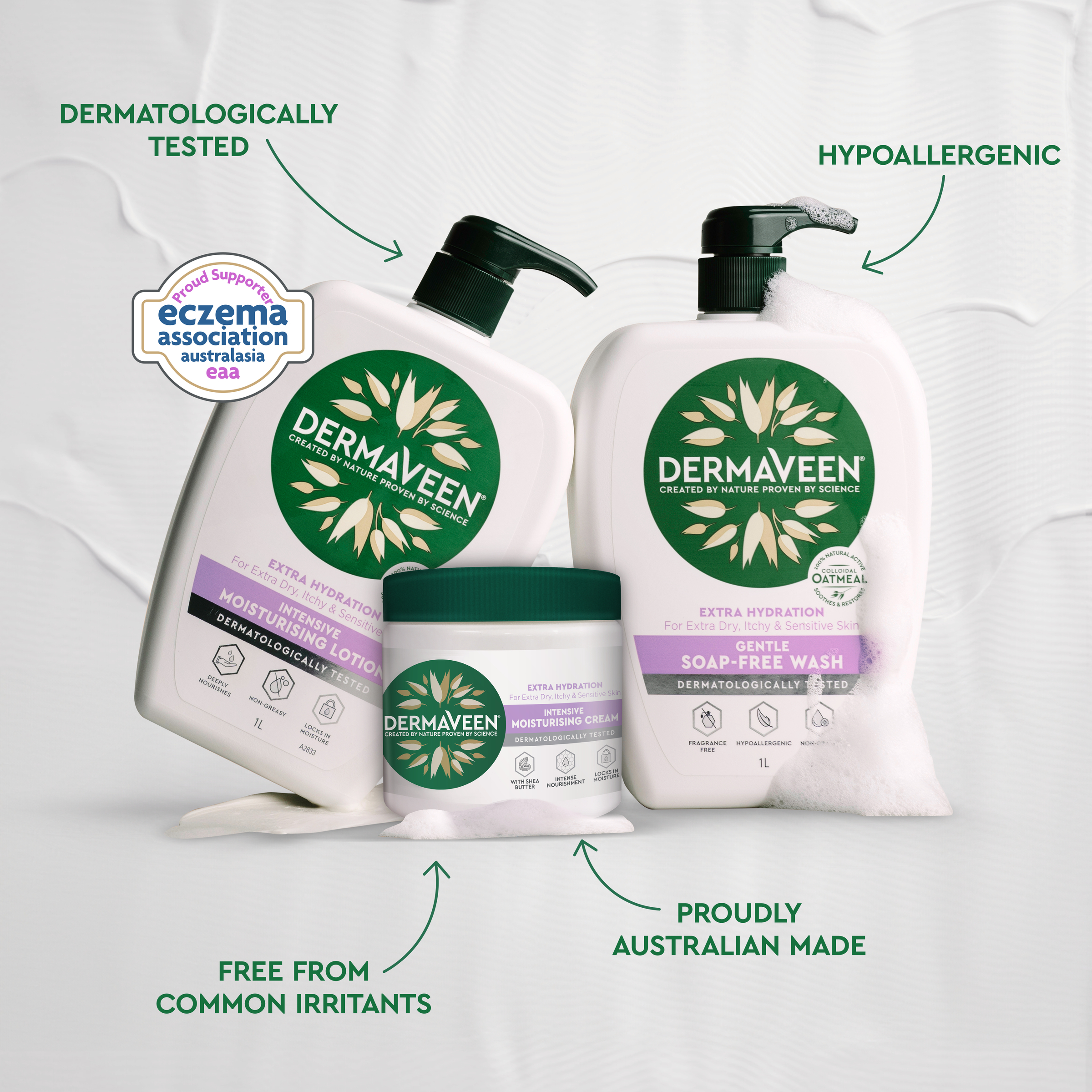 DermaVeen Extra Intensive Moisturising Lotion 500ml - Image 3