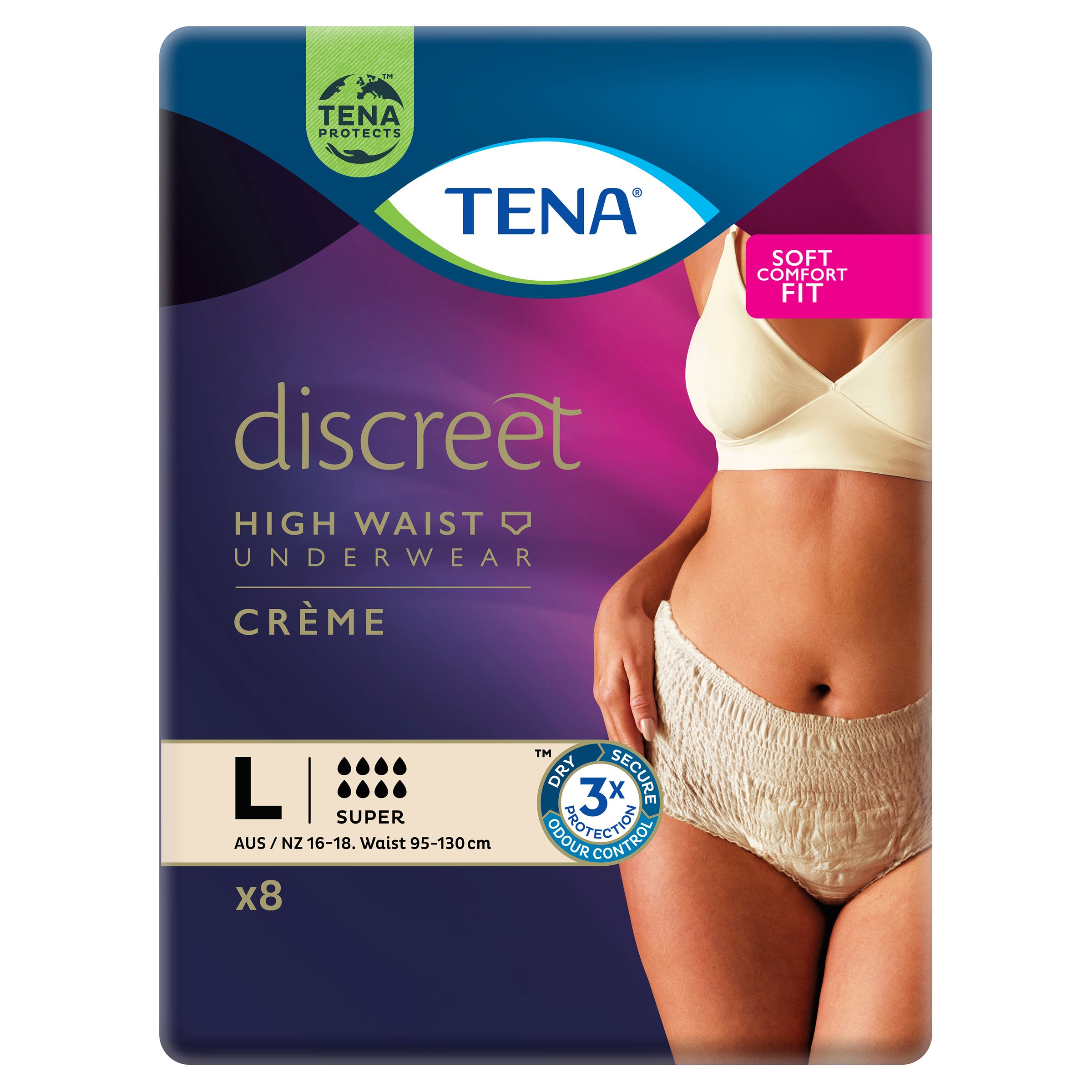 Tena Pant Discreet Super Large 8 pack - Image 1