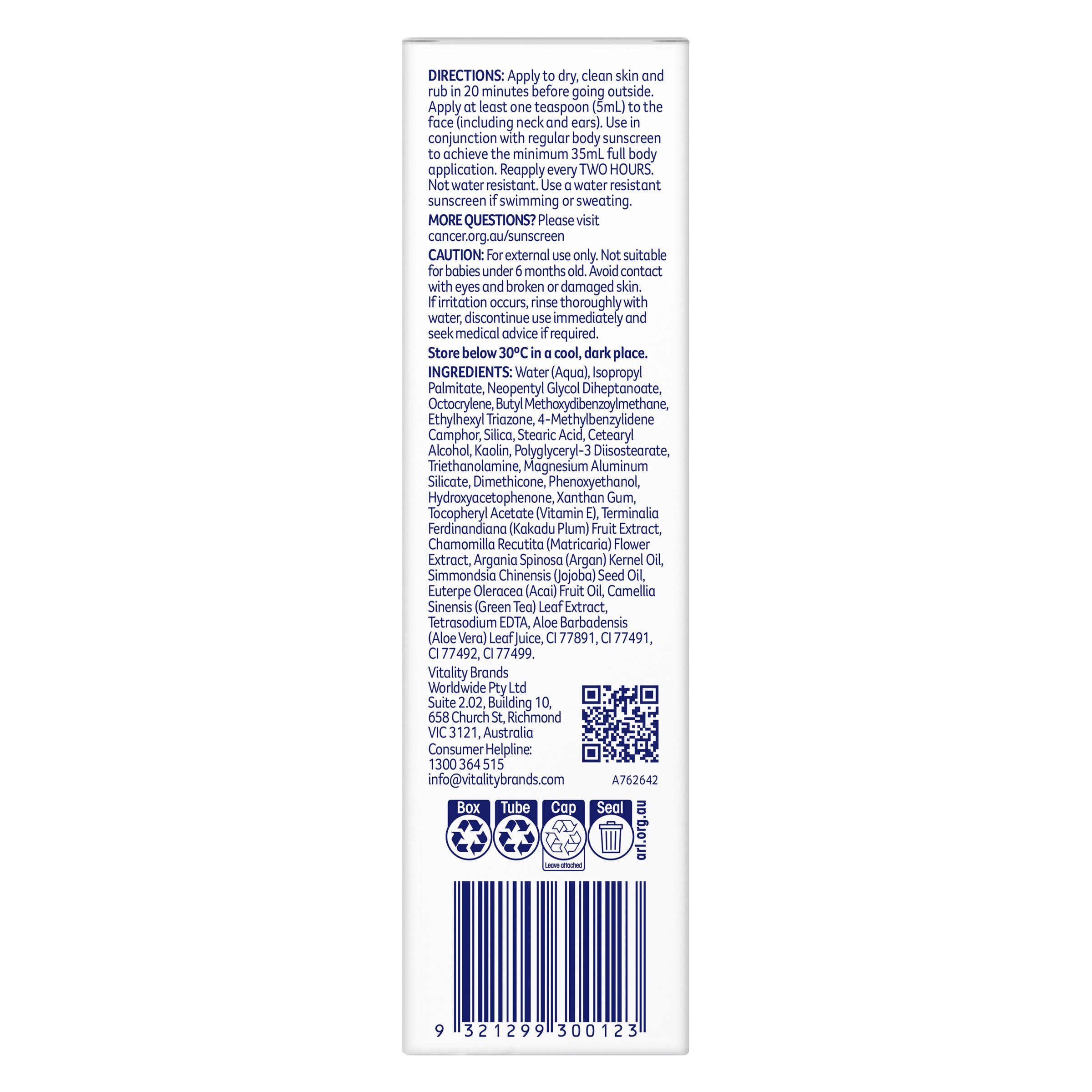 Cancer Council Face Day Wear BB Cream Light SPF50+ - 50ml - Image 4