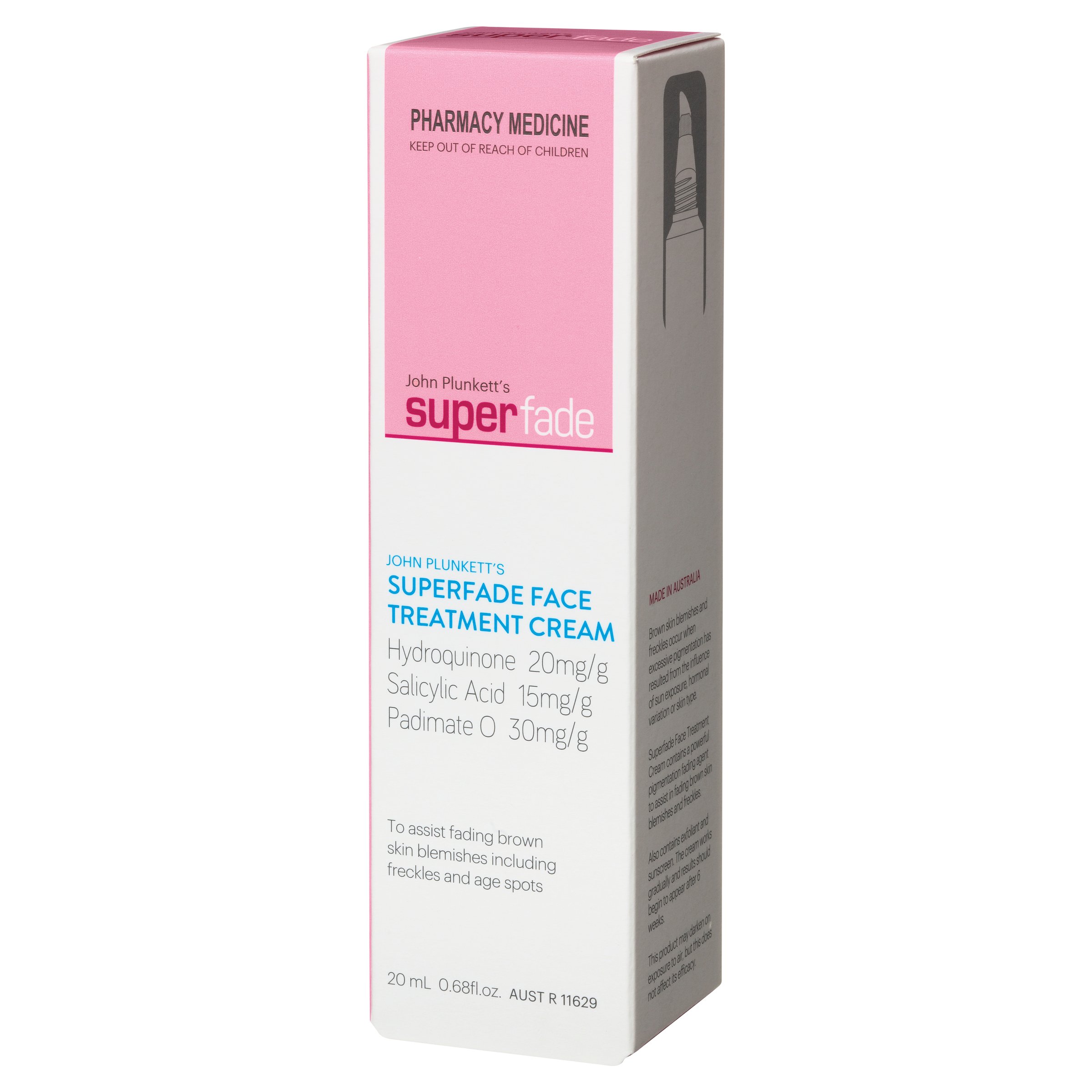 John Plunkett's SuperFade Face Treatment Cream 20ml - Image 14