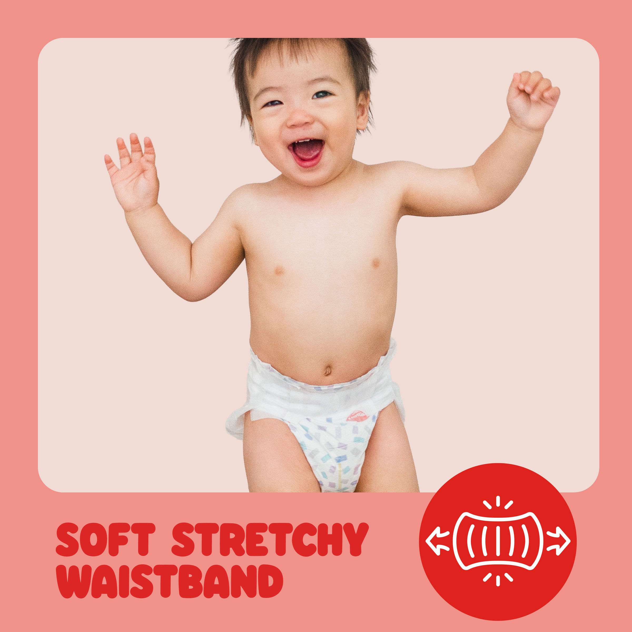Huggies Nappies Essentials Infants 54 pack - Image 7