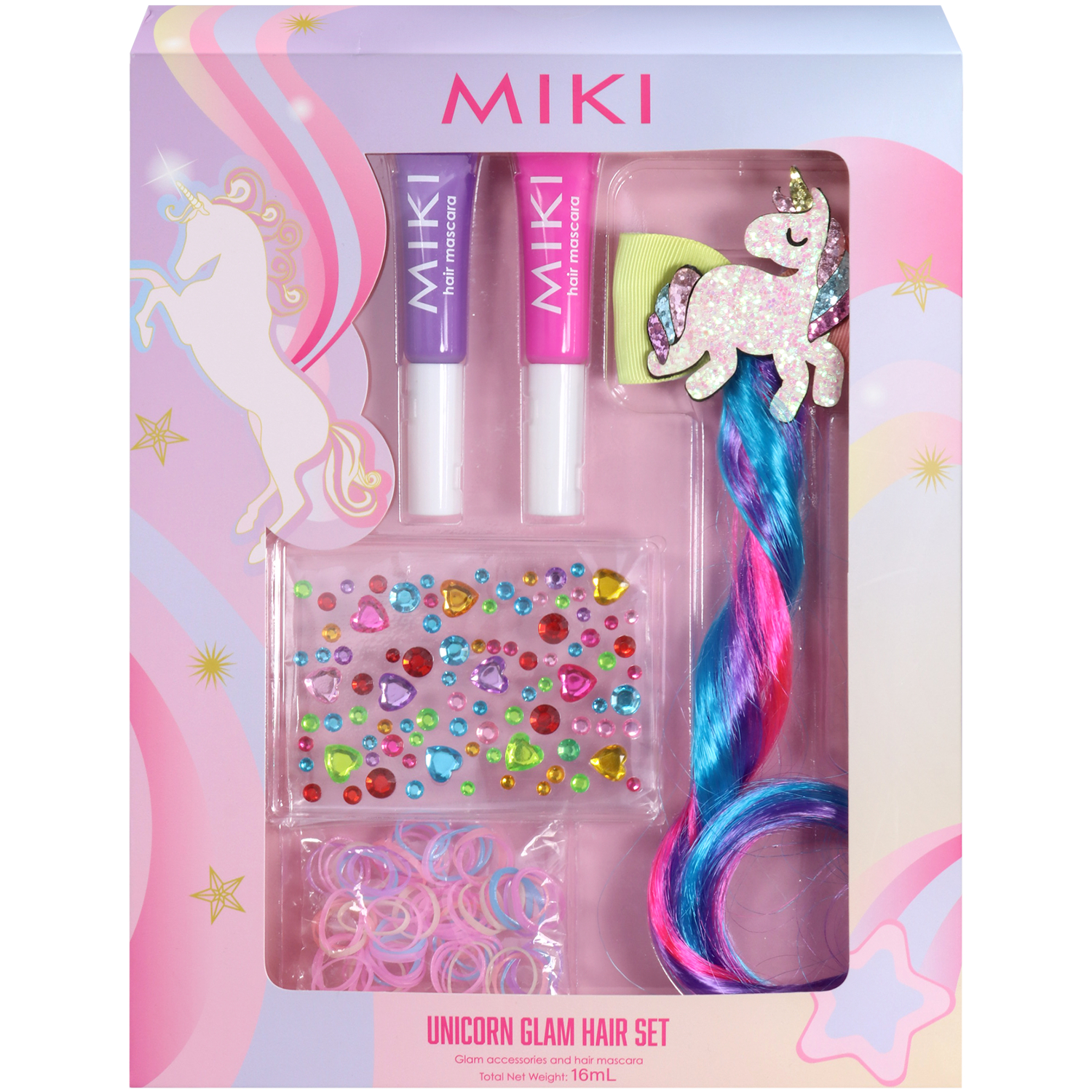 Miki Unicorn Glam Hair Set 5 piece