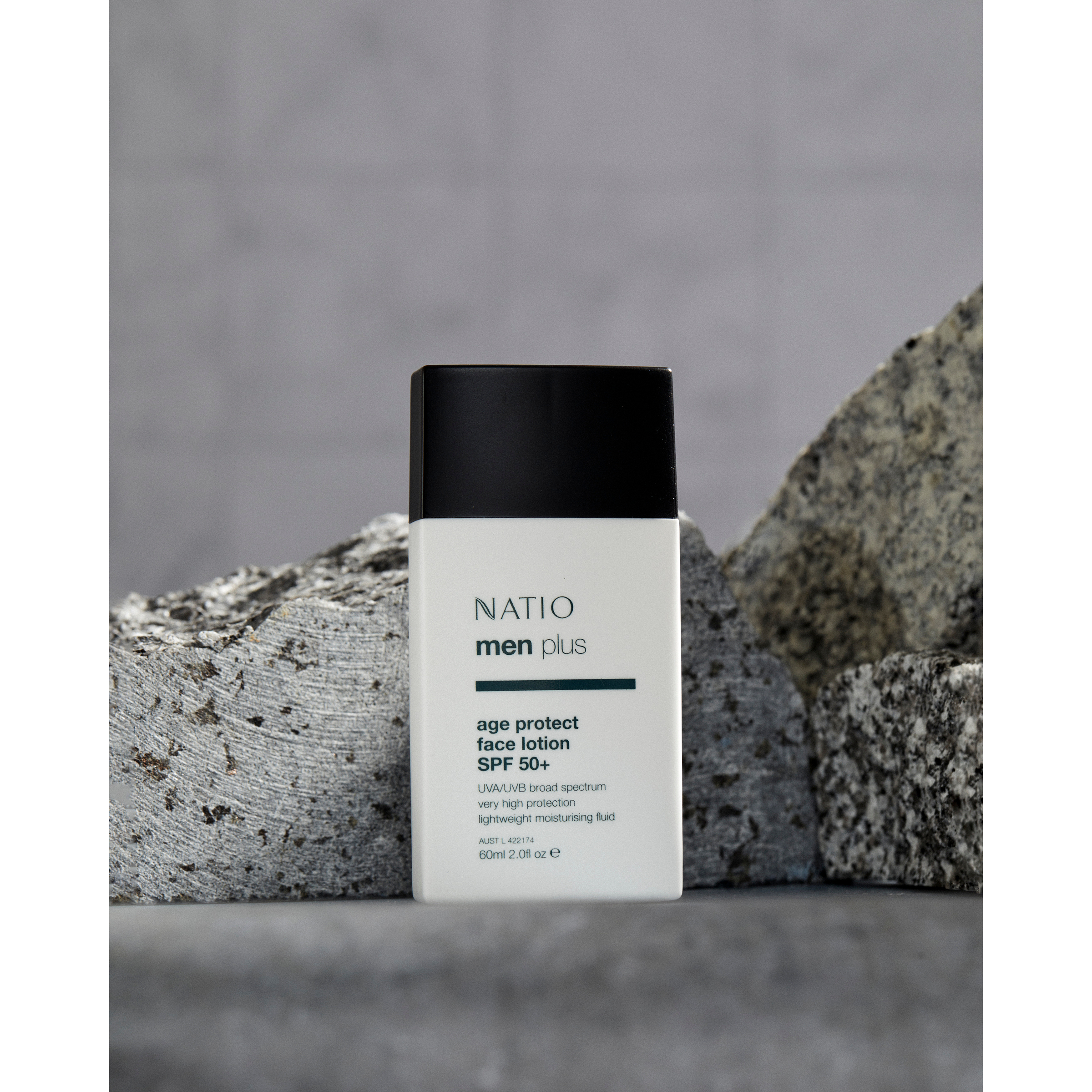 Natio Men Plus Age Protect Face Lotion SPF50+ 60ml - Image 3