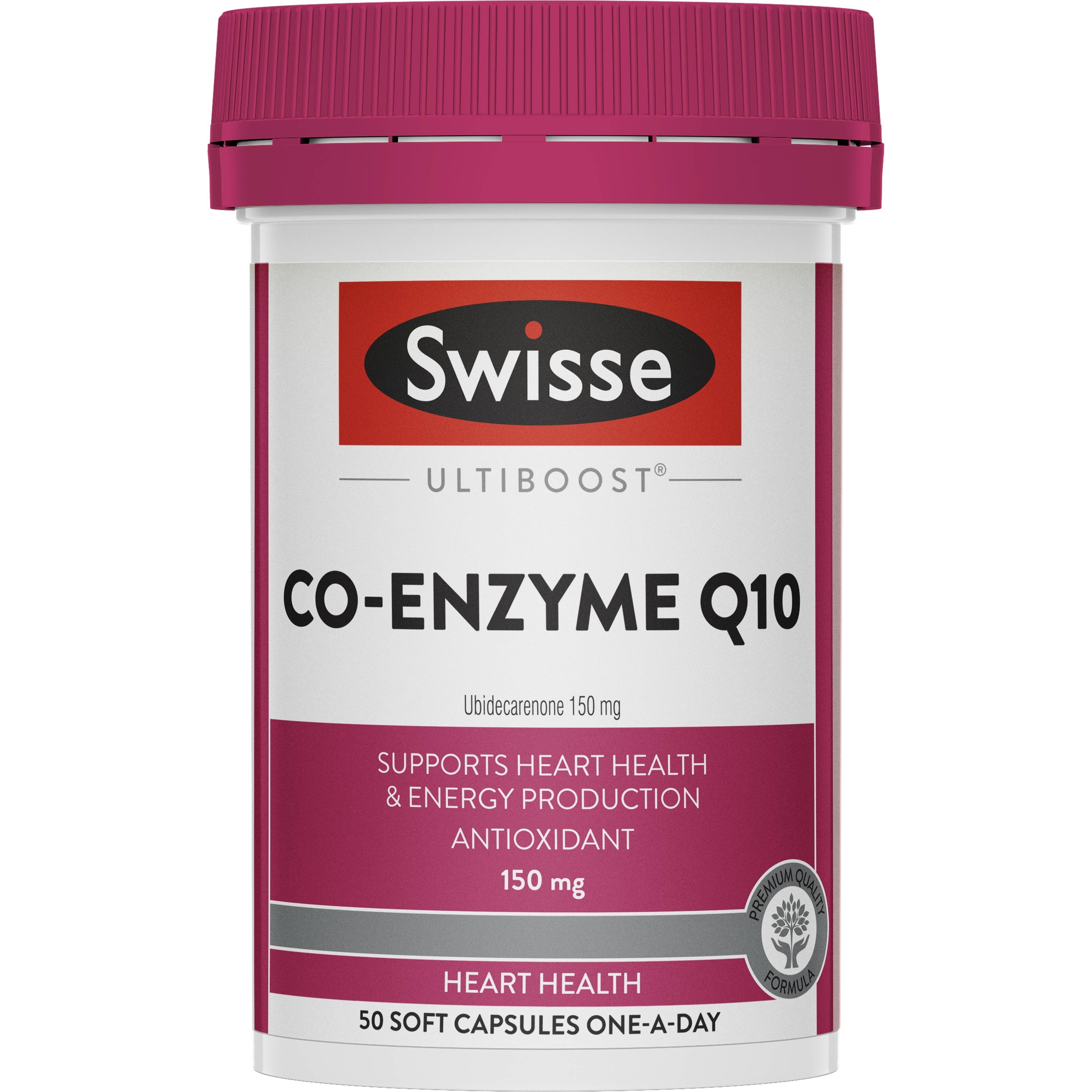 Swisse Ultiboost Co-Enzyme Q10 150mg - 50 capsules - Image 1