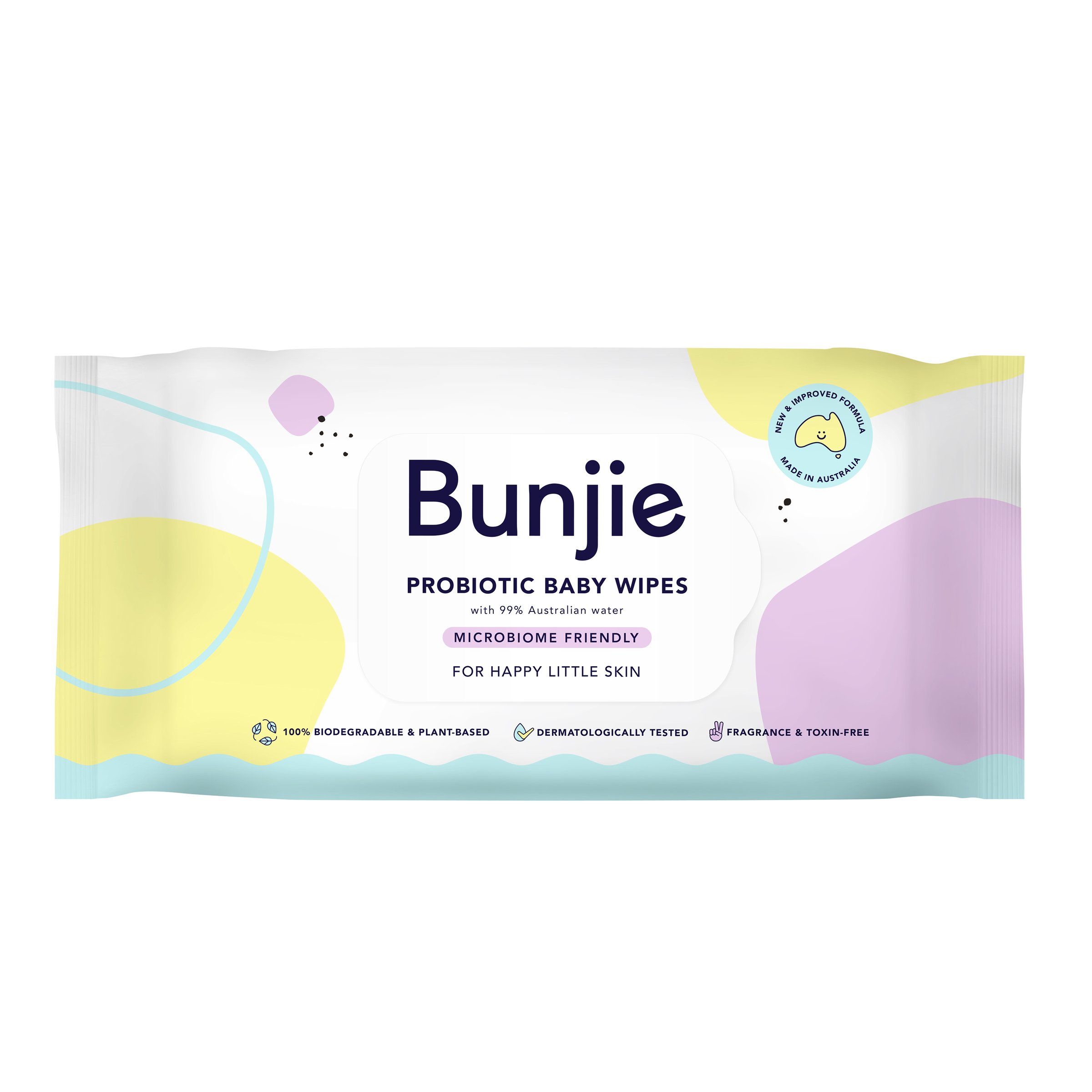 Bunjie Probiotic Baby Wipes 80 pack - Image 1