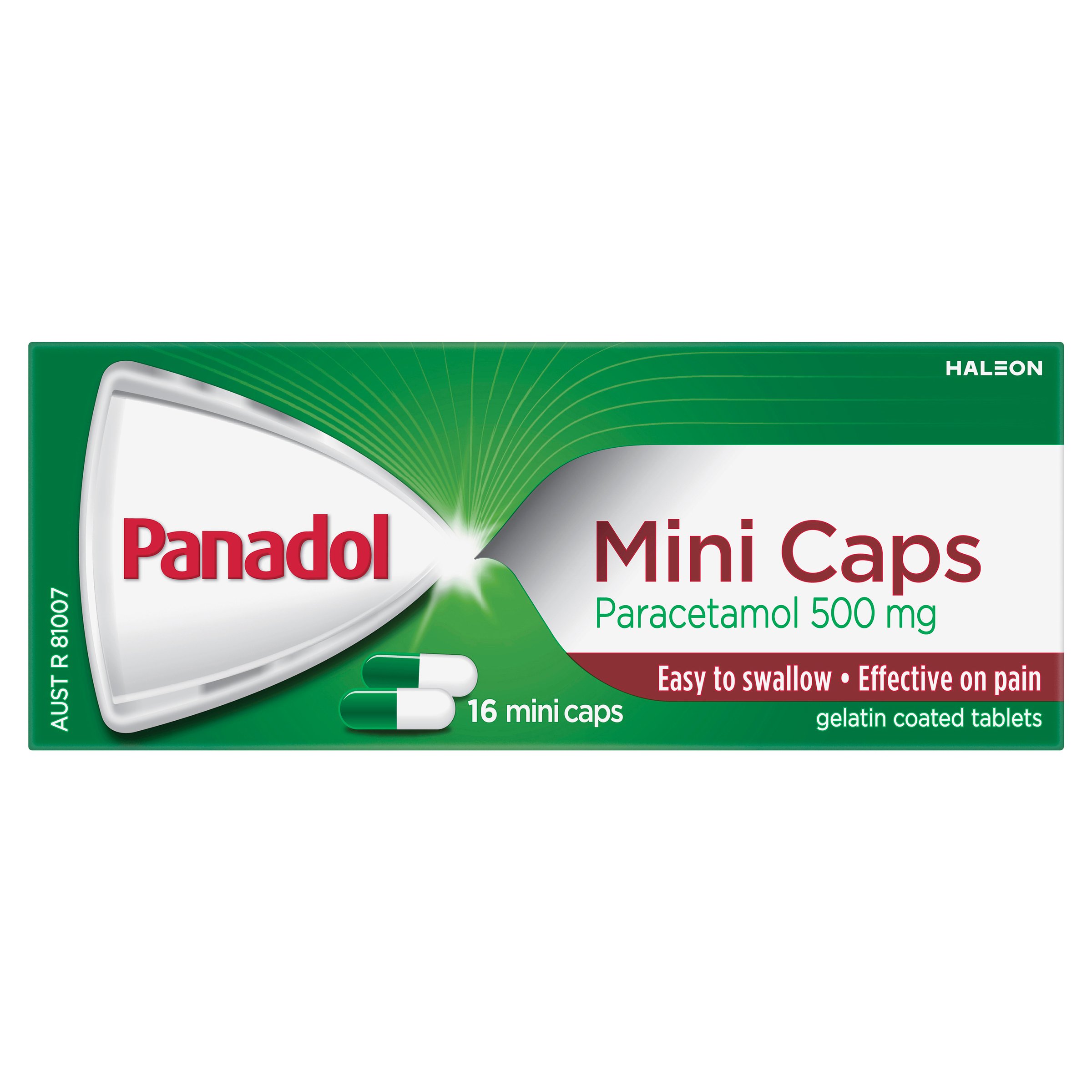 Panadol Mini 500mg - 16 capsules - Image 1