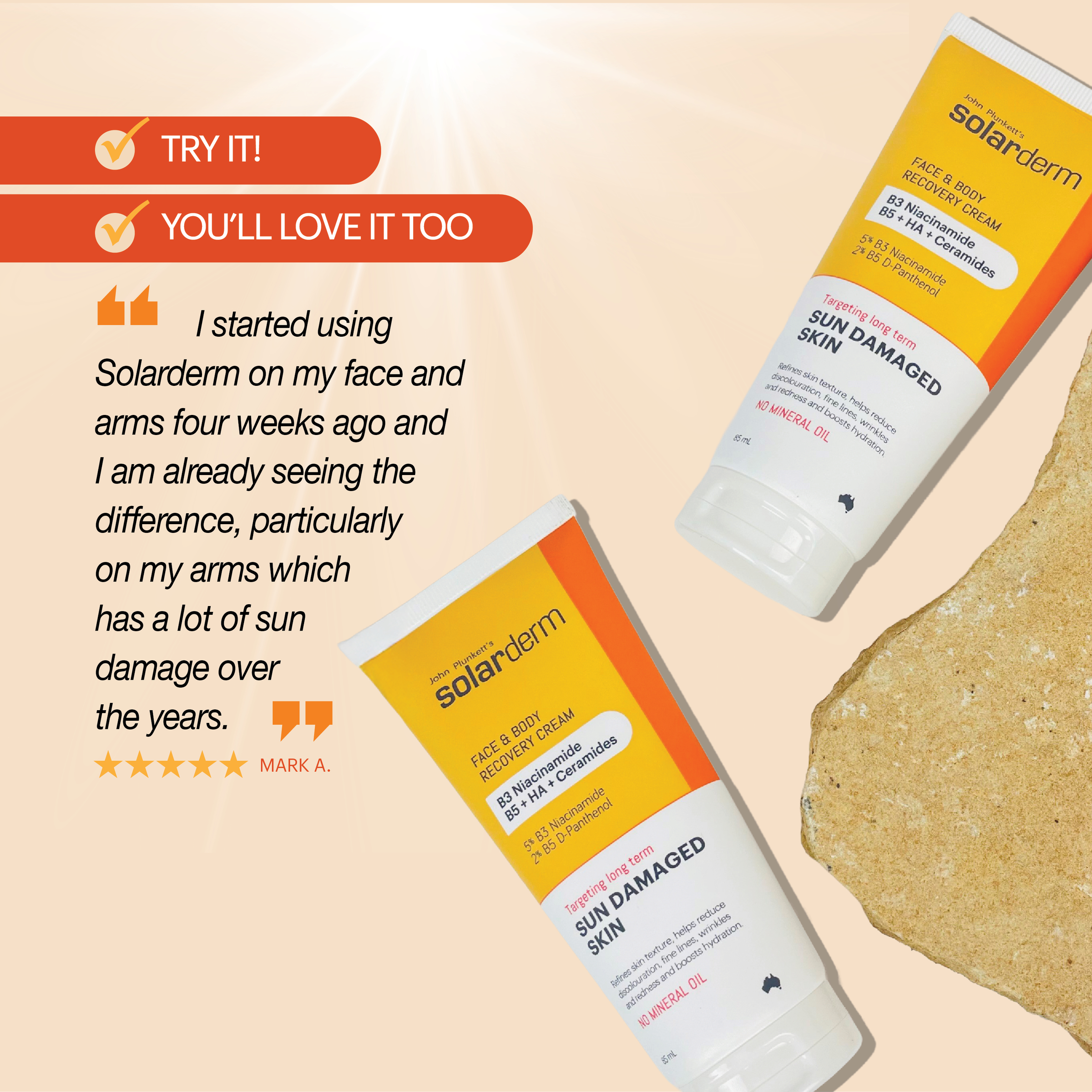 John Plunkett's Solarderm Face & Body Recovery Cream 85ml - Image 8