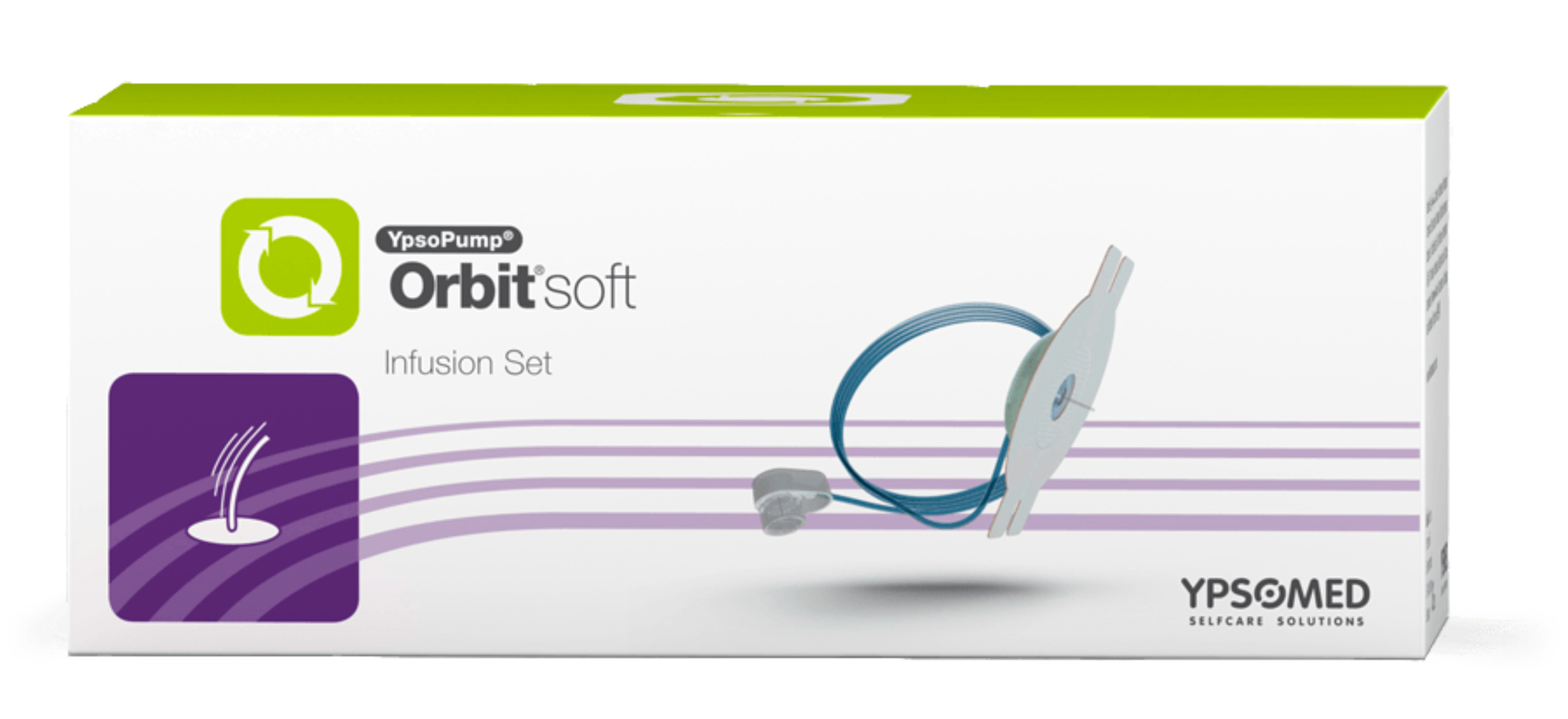 mylife YpsoPump Orbit Soft Infusion Set (6mm/45cm) X 10 - Image 1