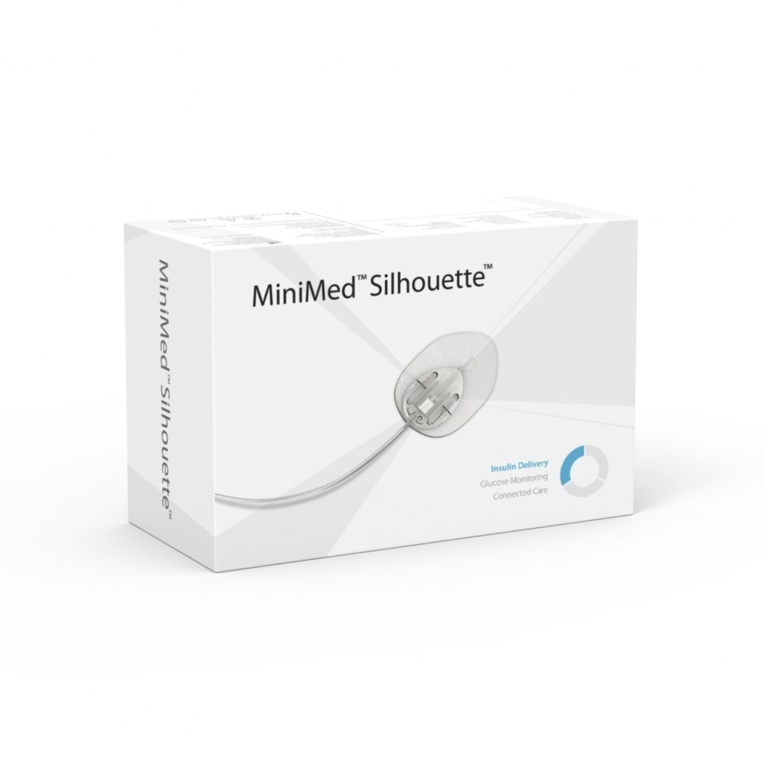 Medtronic MiniMed Silhouette Infusion Set (17mm/60cm) X 10 - Image 1