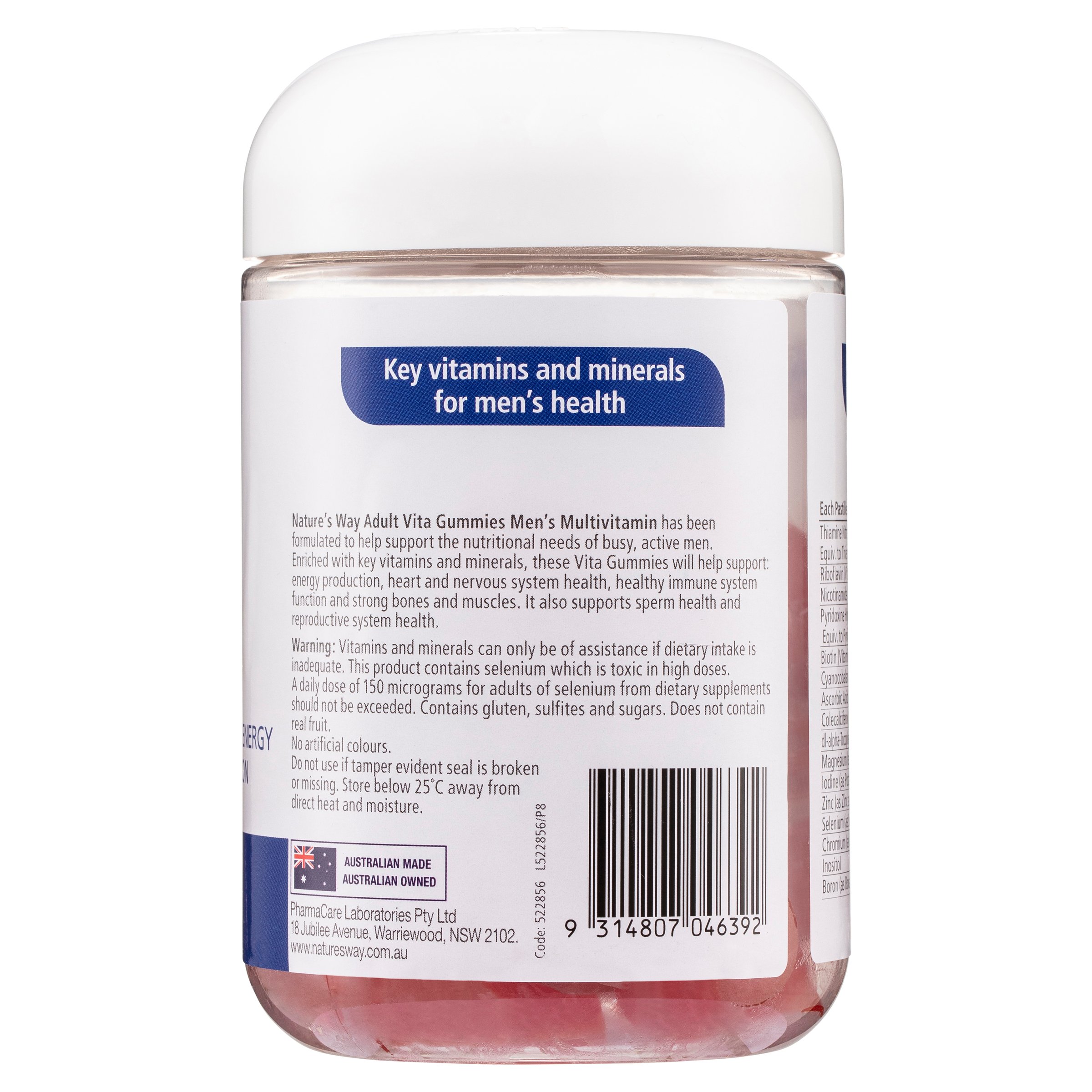 Nature's Way Adult Vita Gummies Men's Multivitamin 100 pastilles - Image 3