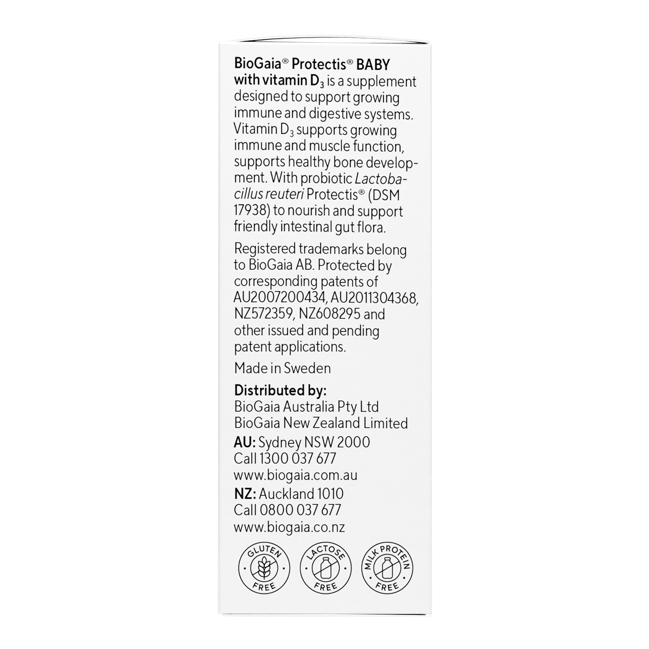 BioGaia Protectis Baby Probiotic Drops With Vitamin D 5ml - Image 3