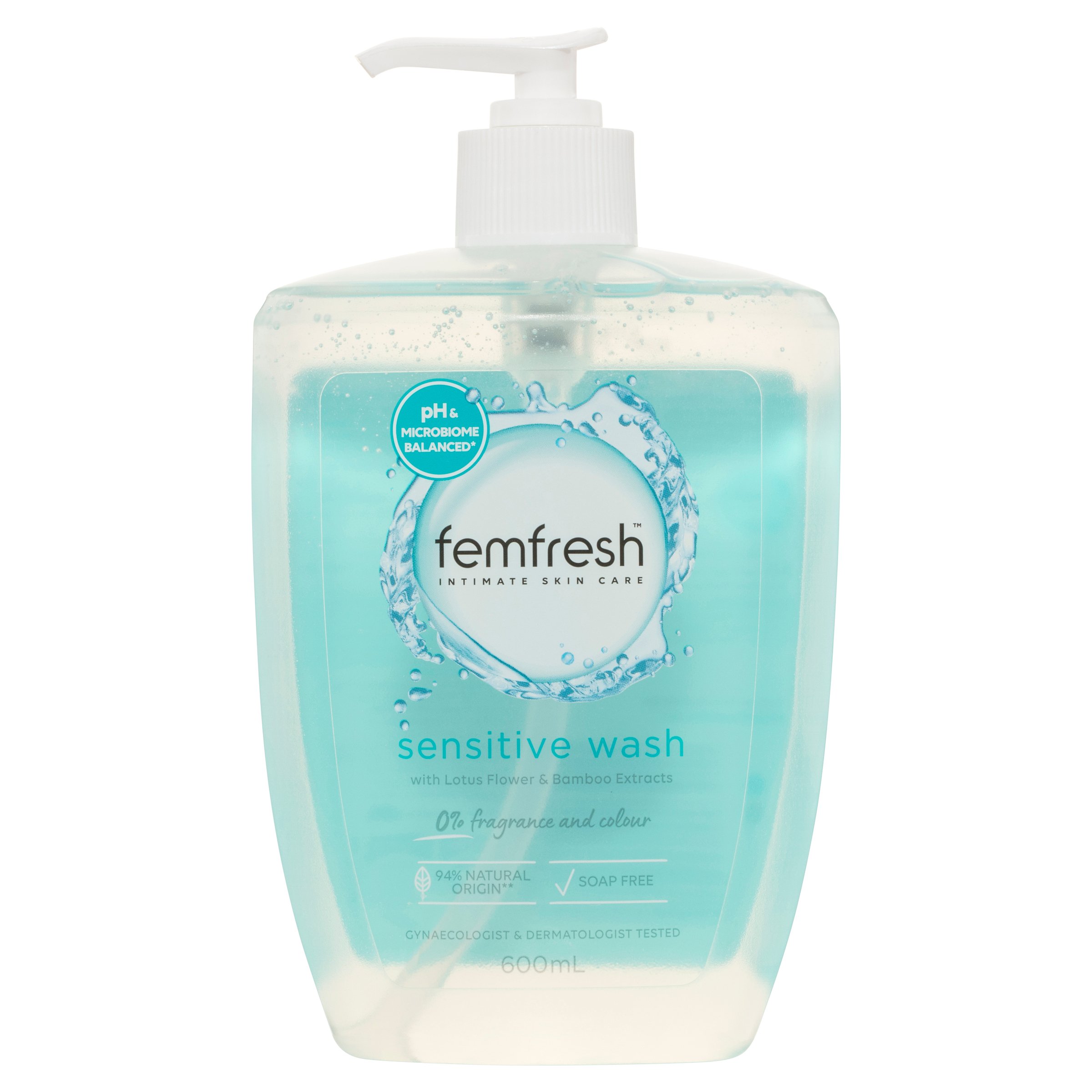 Femfresh Wash Sensitive 600ml - Image 1