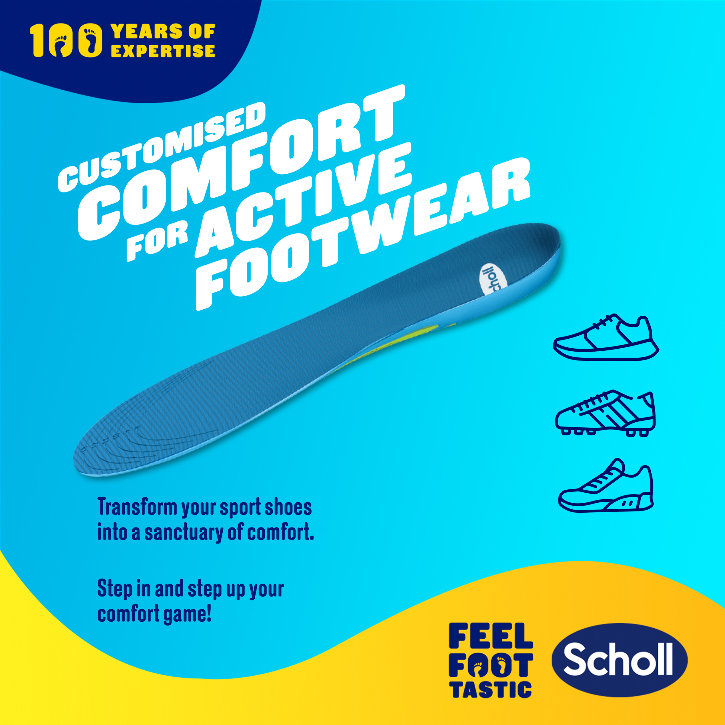 Scholl Gel Activ Insole Sport Small 1 each - Image 3