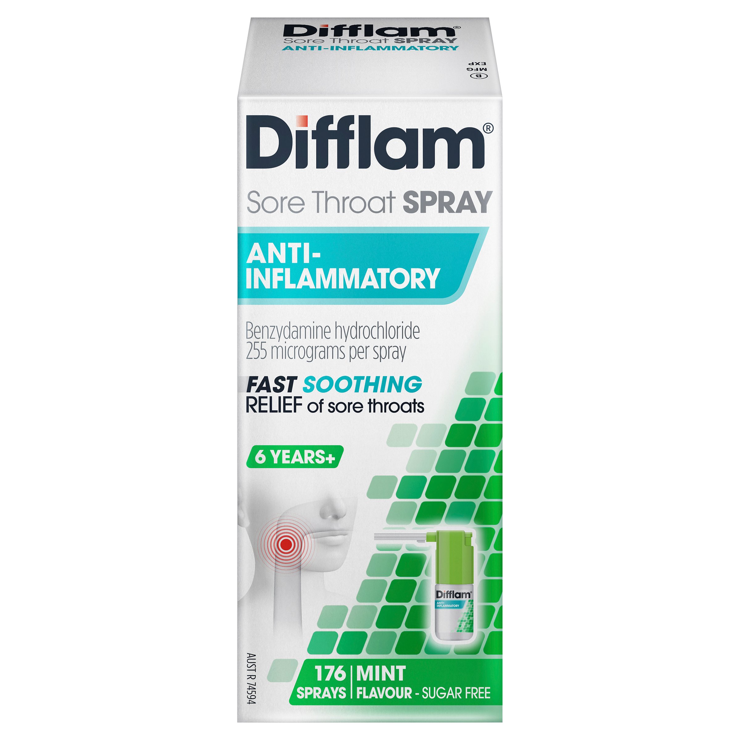 Difflam Sore Throat 176 MD Spray 30ml - Image 1