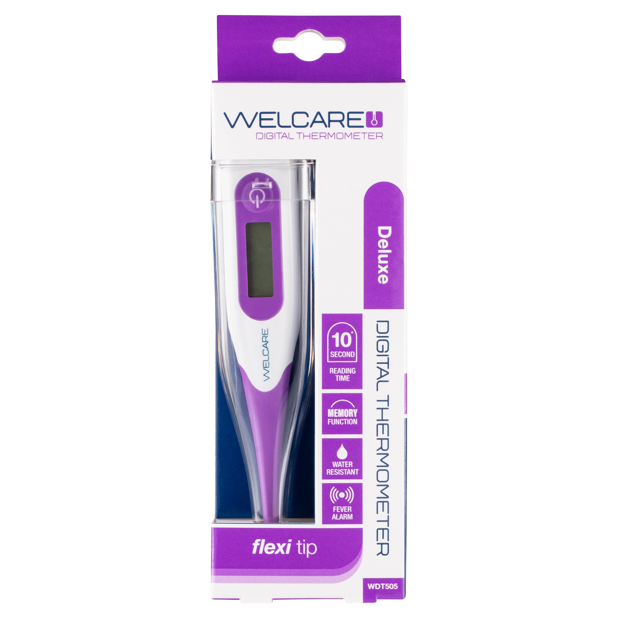 Welcare Digital Thermometer Deluxe WDT505 - 1 each - Image 1