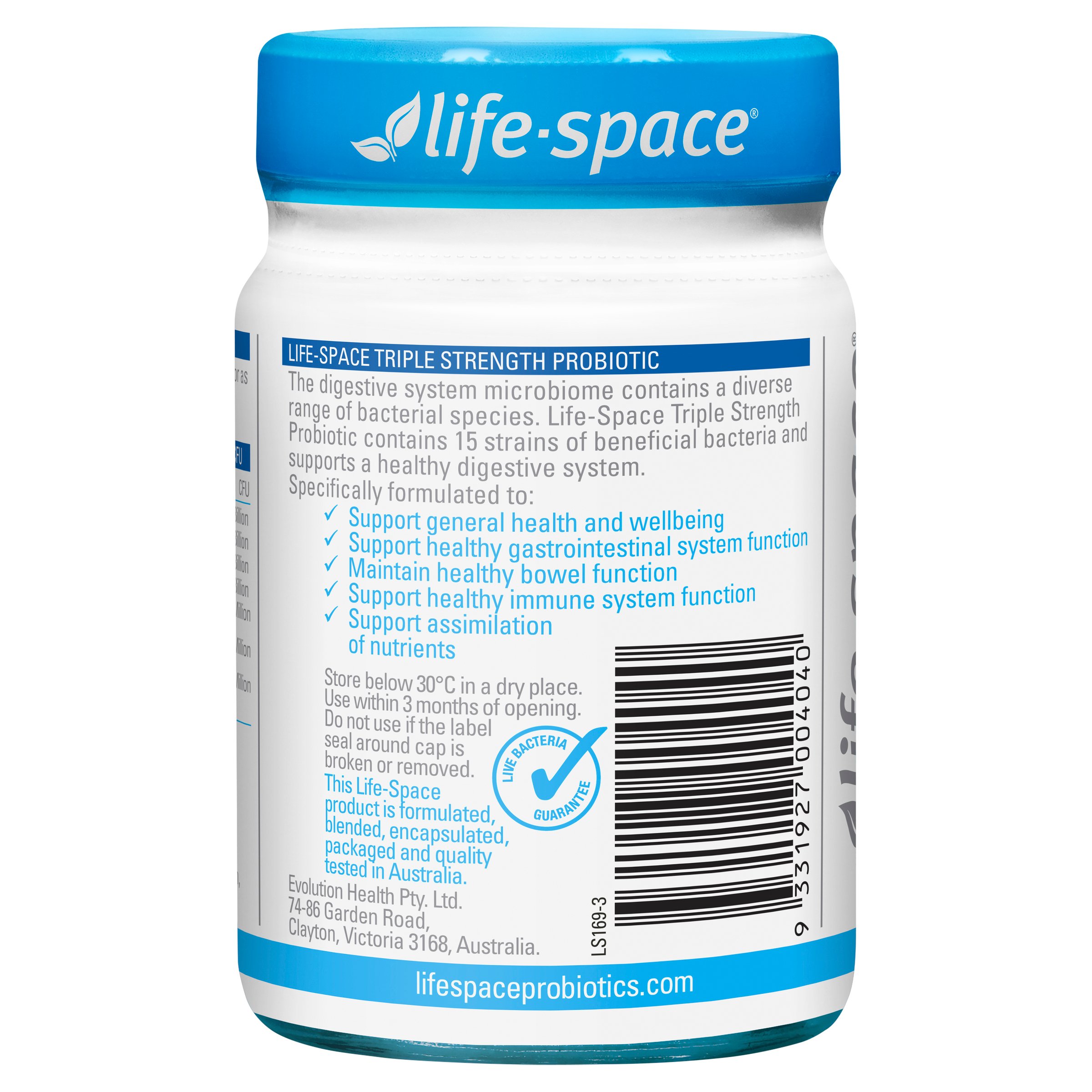 Life-Space Triple Strength Probiotic 30 capsules - Image 2