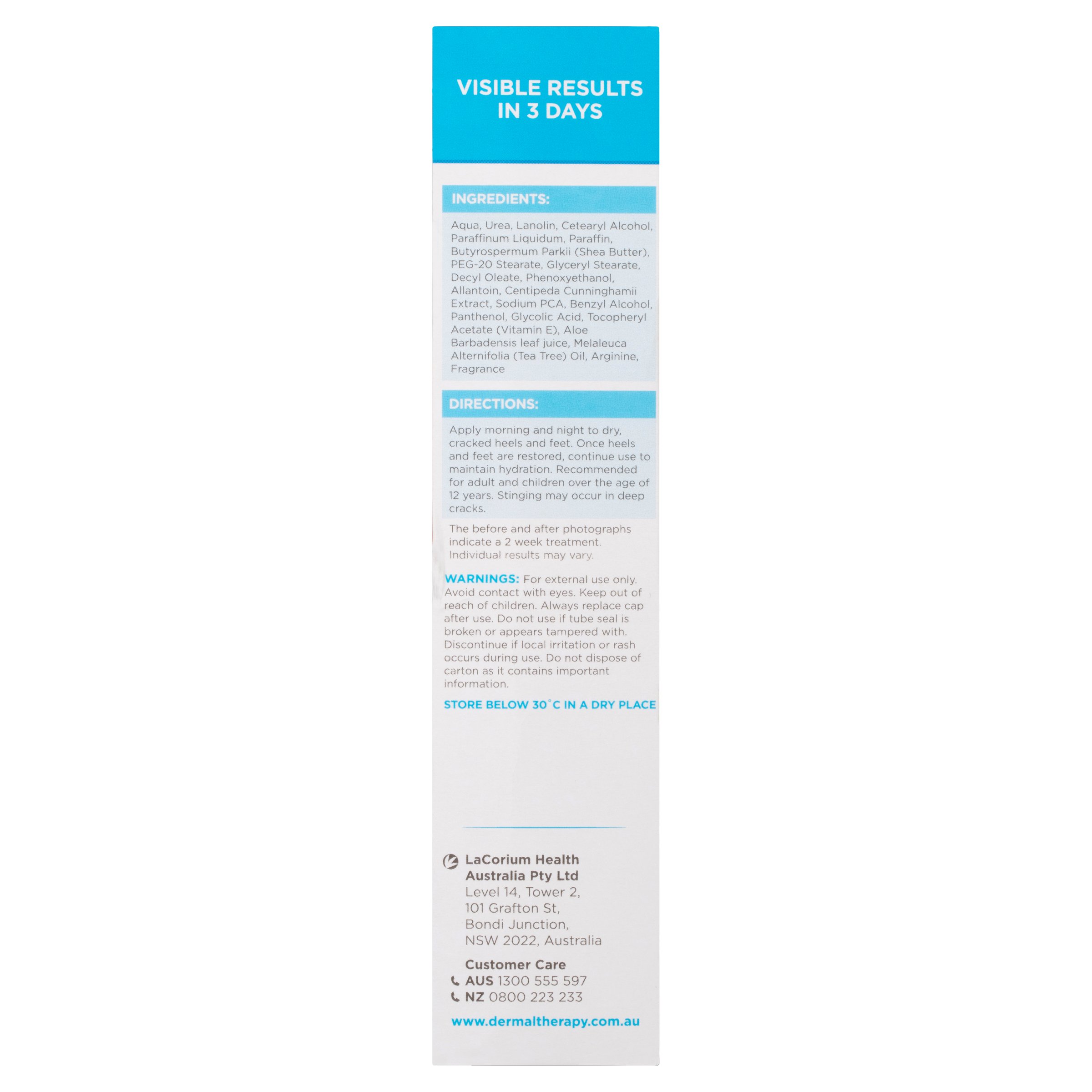 Dermal Therapy Heel Balm 100g - Image 3