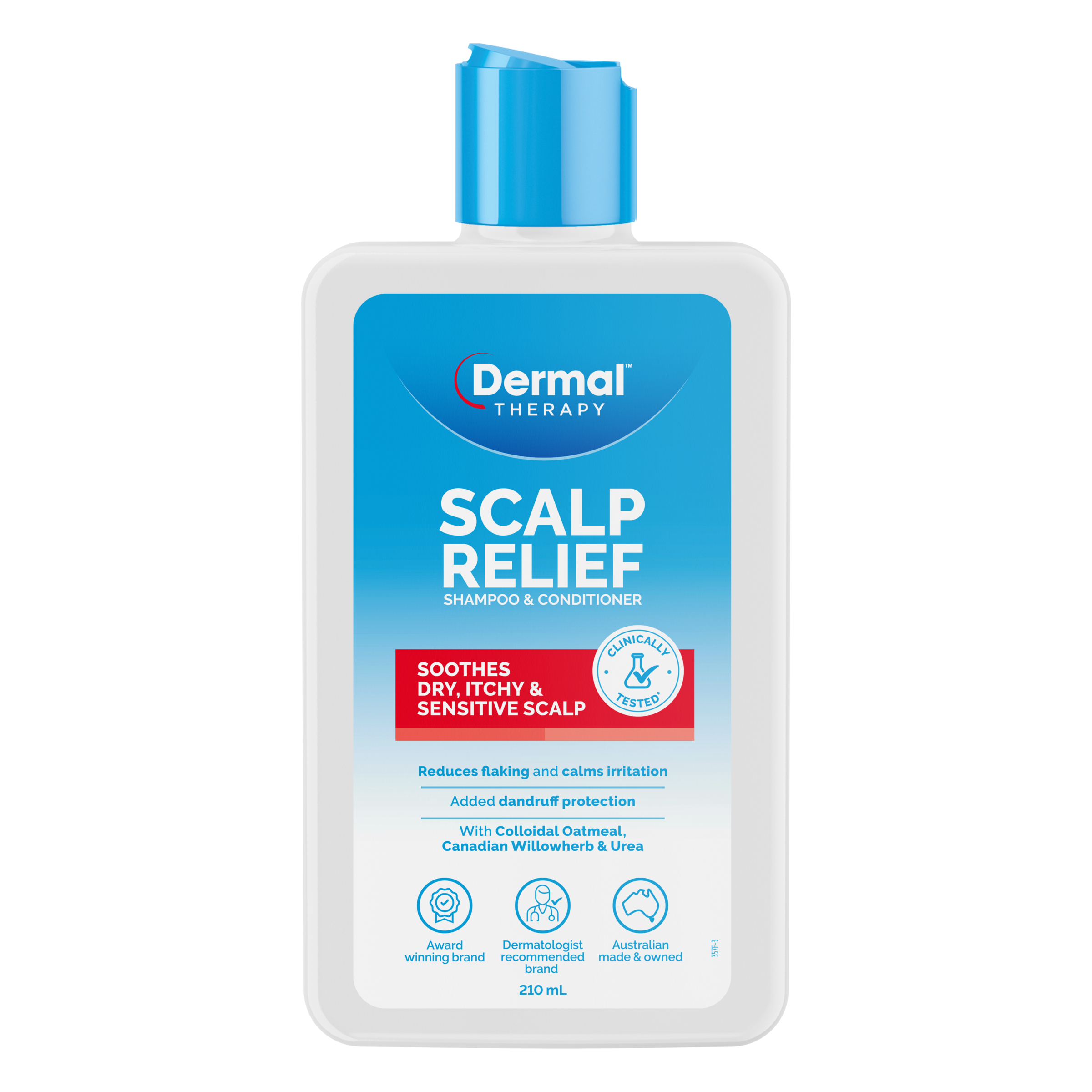 Dermal Therapy Scalp Relief Shampoo & Conditioner 210ml - Image 1