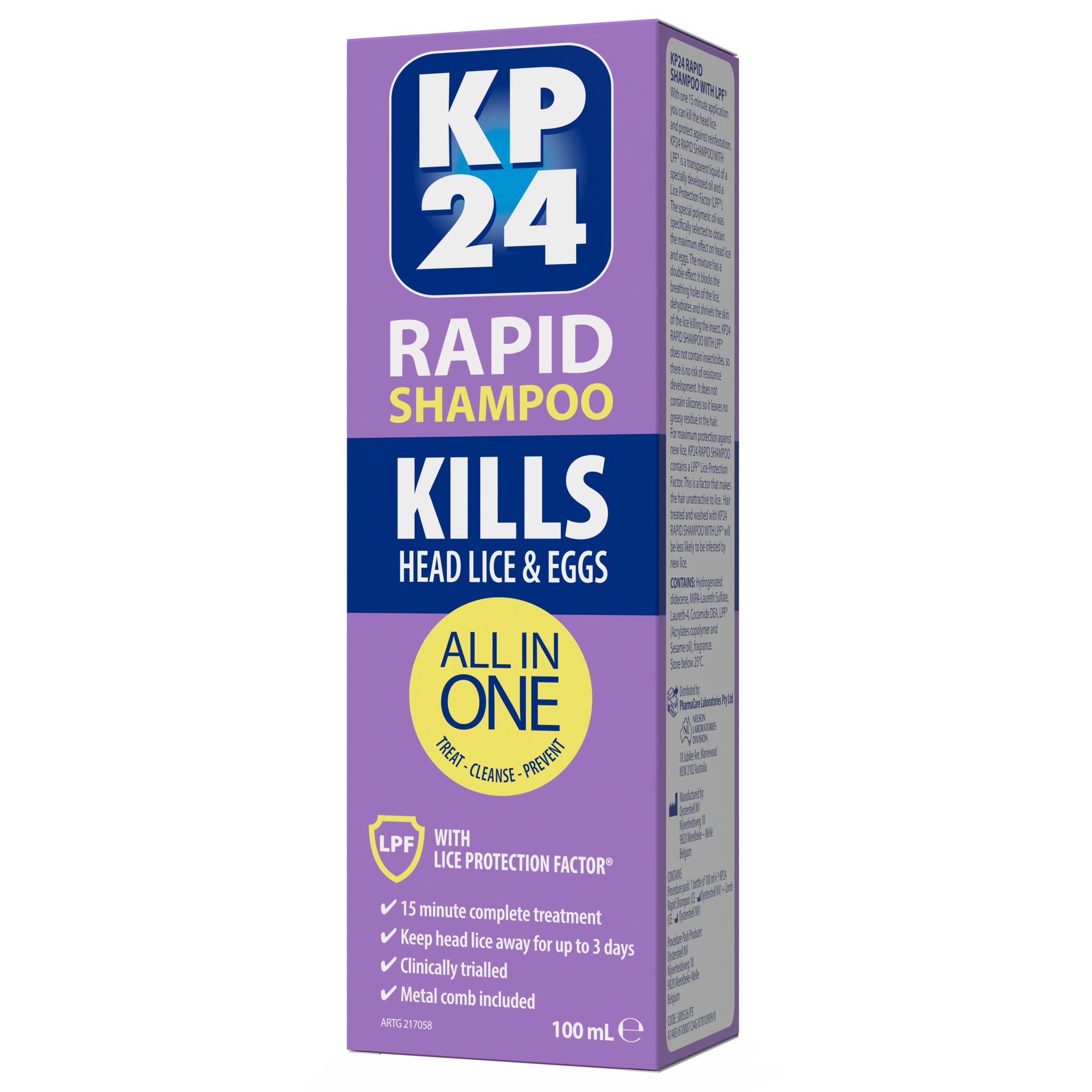 KP24 Rapid Shampoo With LPF 100ml - Image 5