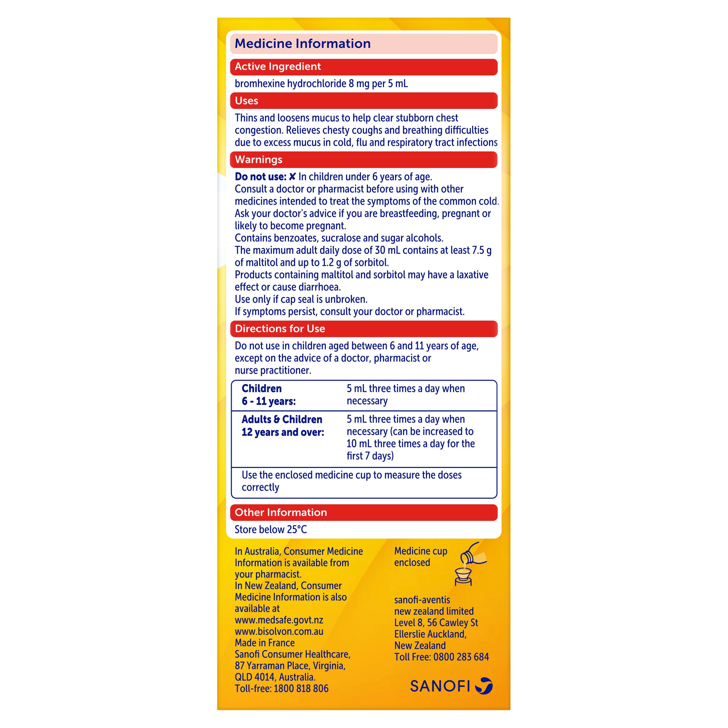 Bisolvon Chesty Forte 200ml - Image 4