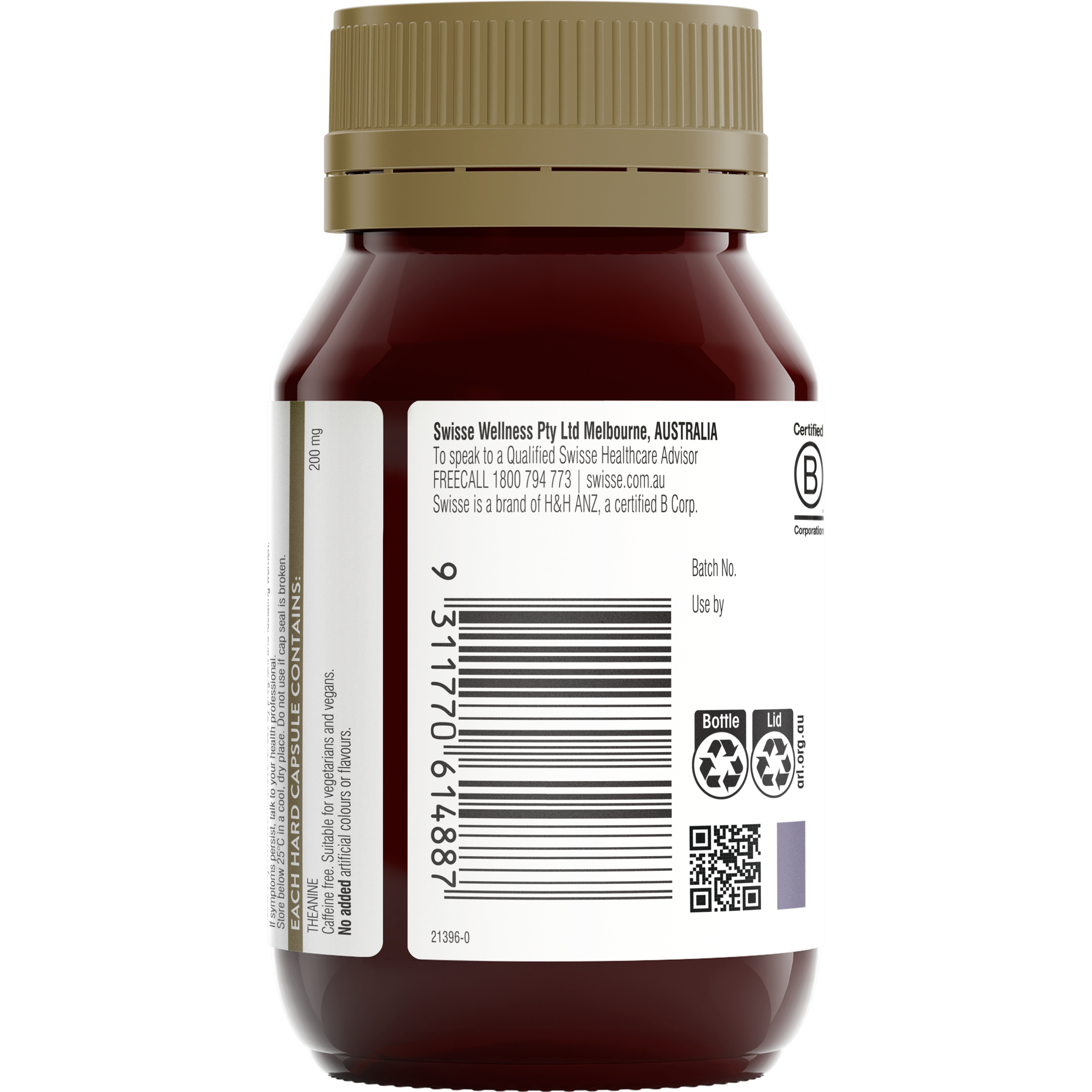 Swisse Ultiboost L-Theanine Calm Mind 50 caplets - Image 3