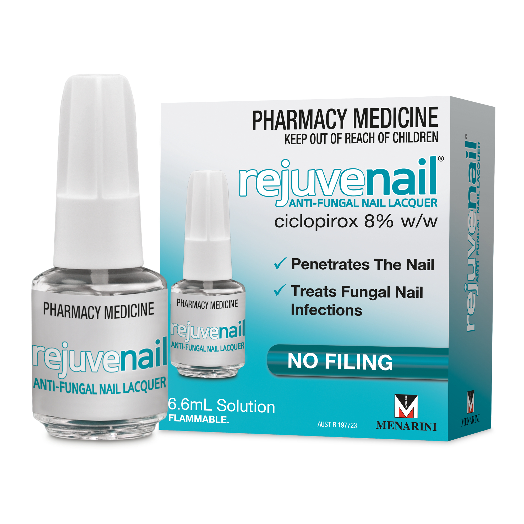 Rejuvenail Anti-Fungal Nail Lacquer 6.6ml - Image 3
