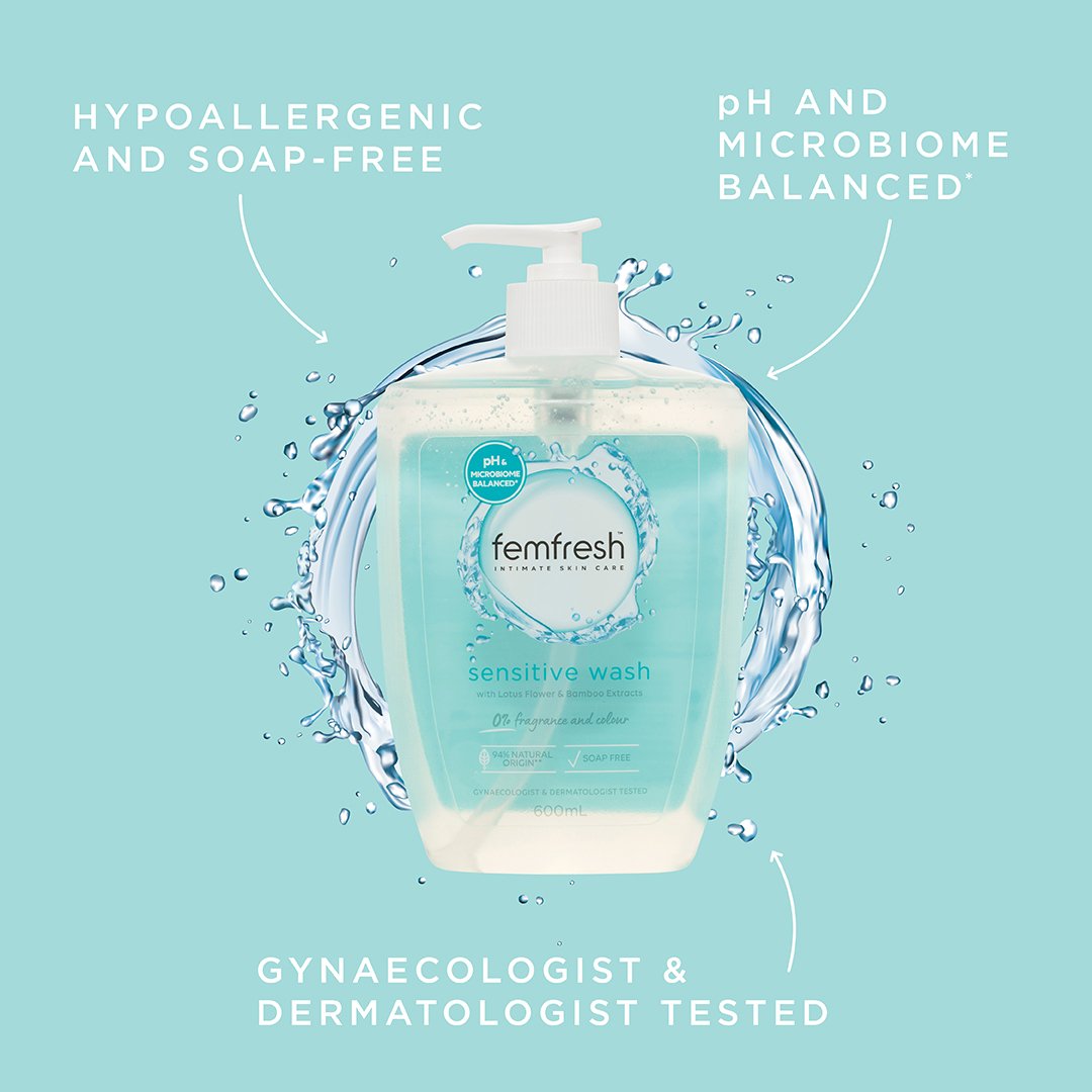 Femfresh Wash Sensitive 600ml - Image 3