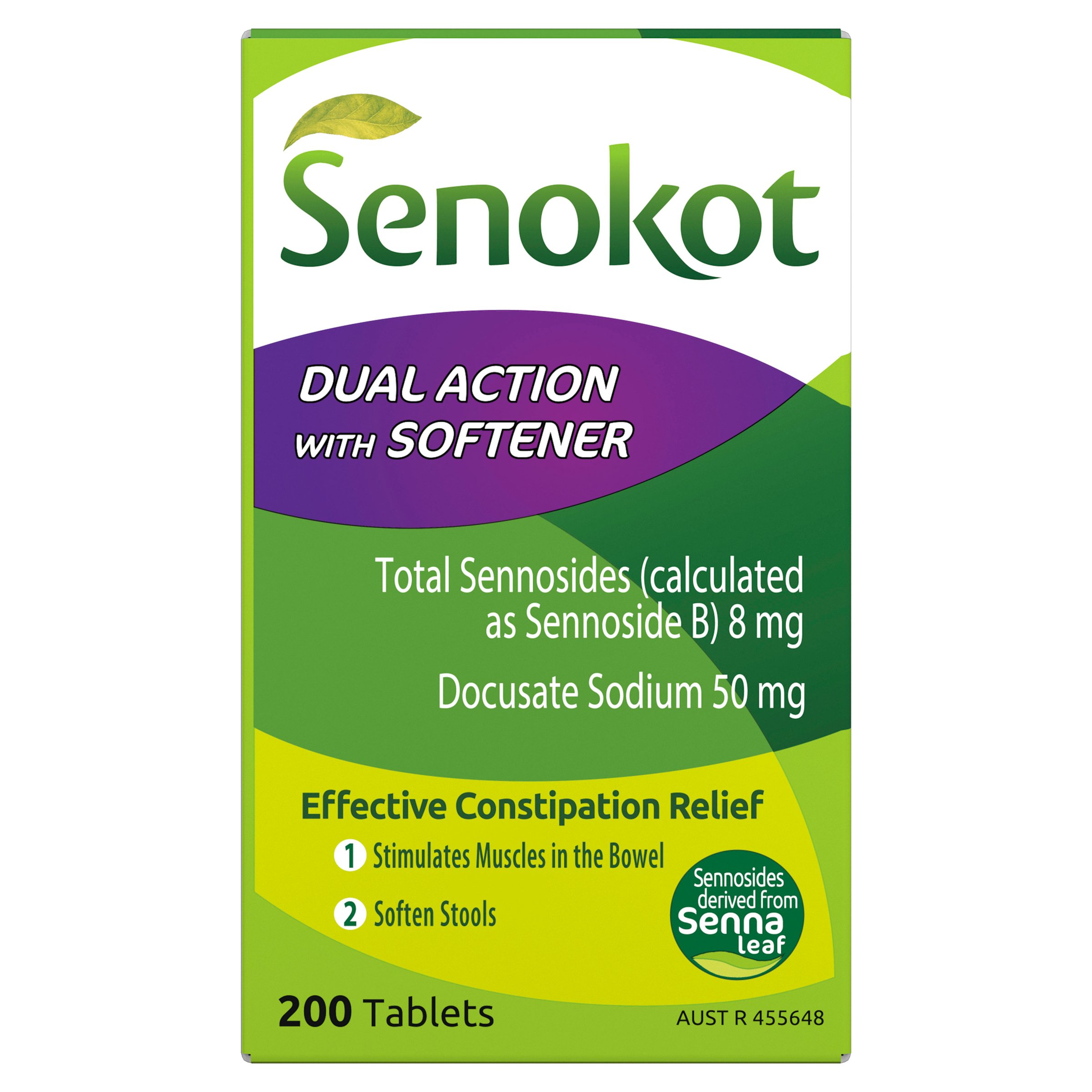 Senokot Dual Action Tablets 200 tablets - Image 1