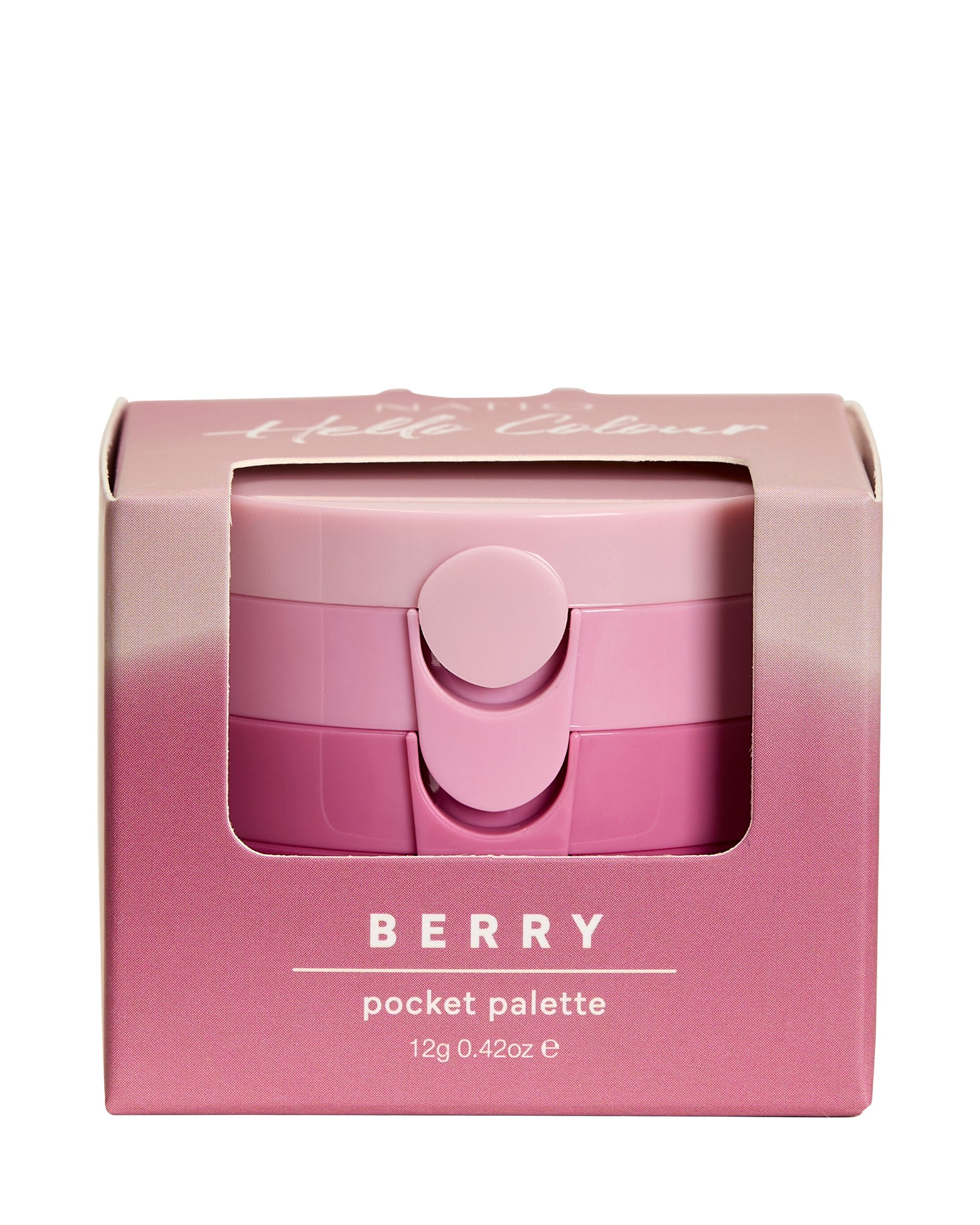 Natio Hello Colour Pocket Palette - Berry 12g - Image 3
