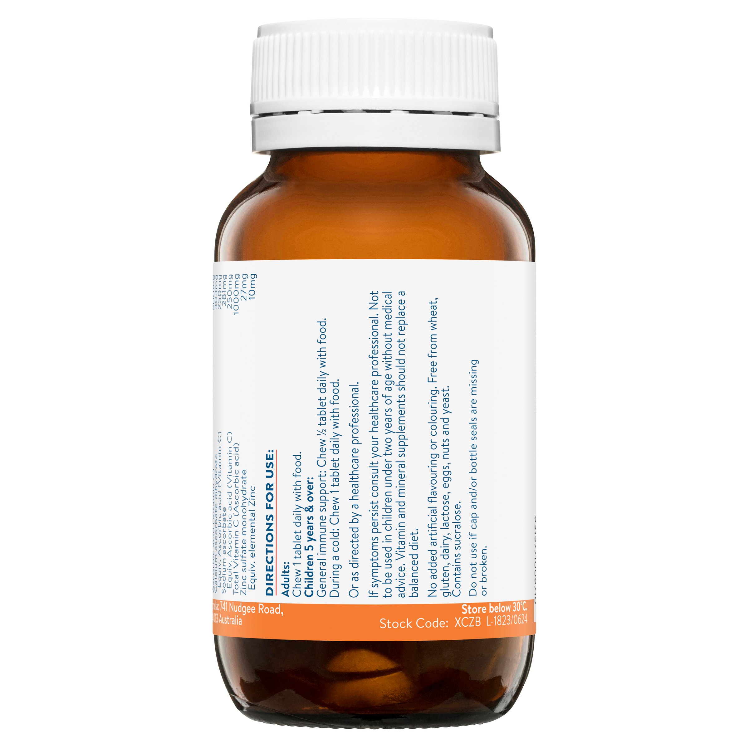 Ethical Nutrients Extra C Zingles Berry 50 chewable tablets - Image 2