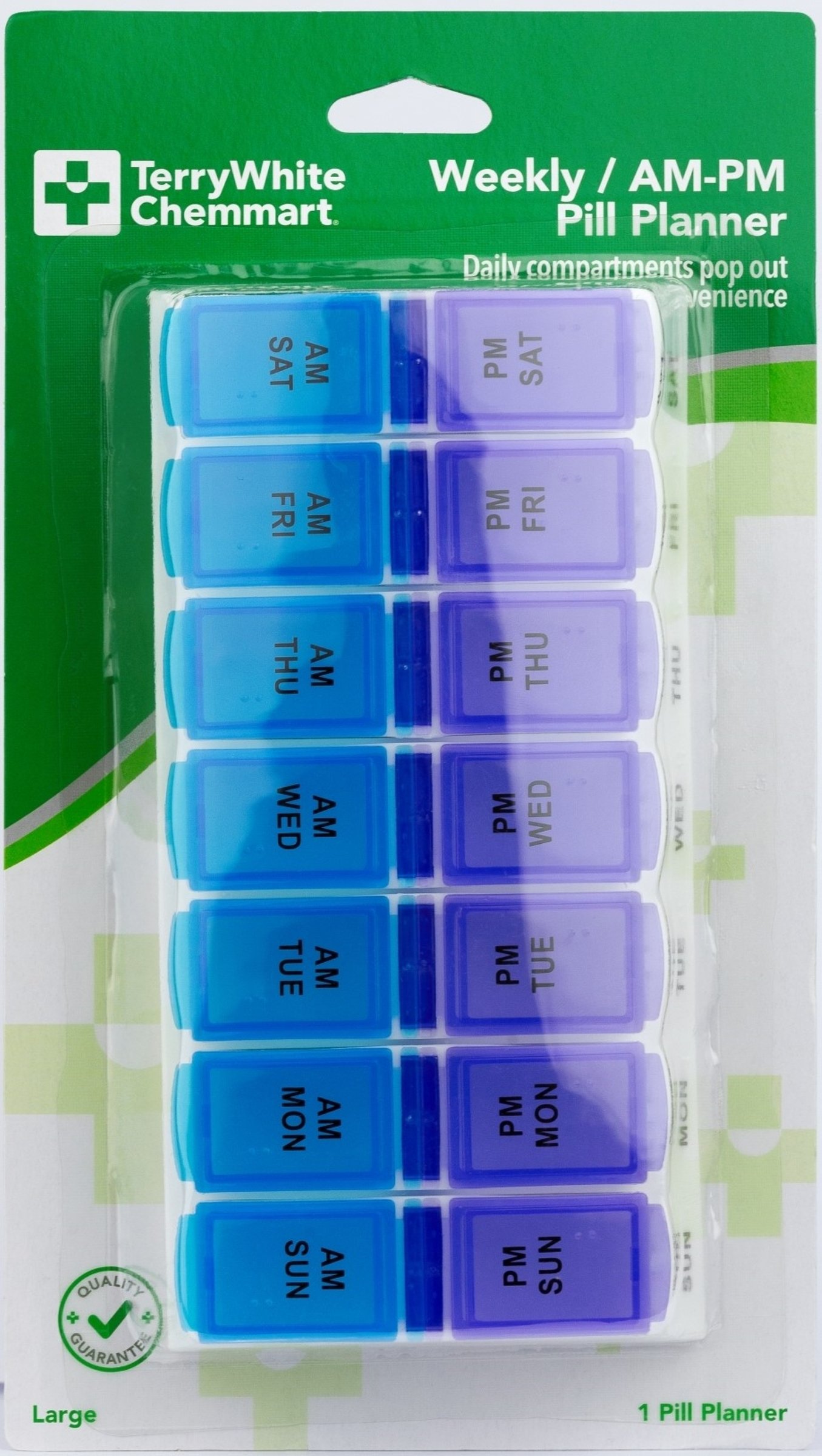 TerryWhite Chemmart Weekly Am/Pm Pill Planner 1 pack