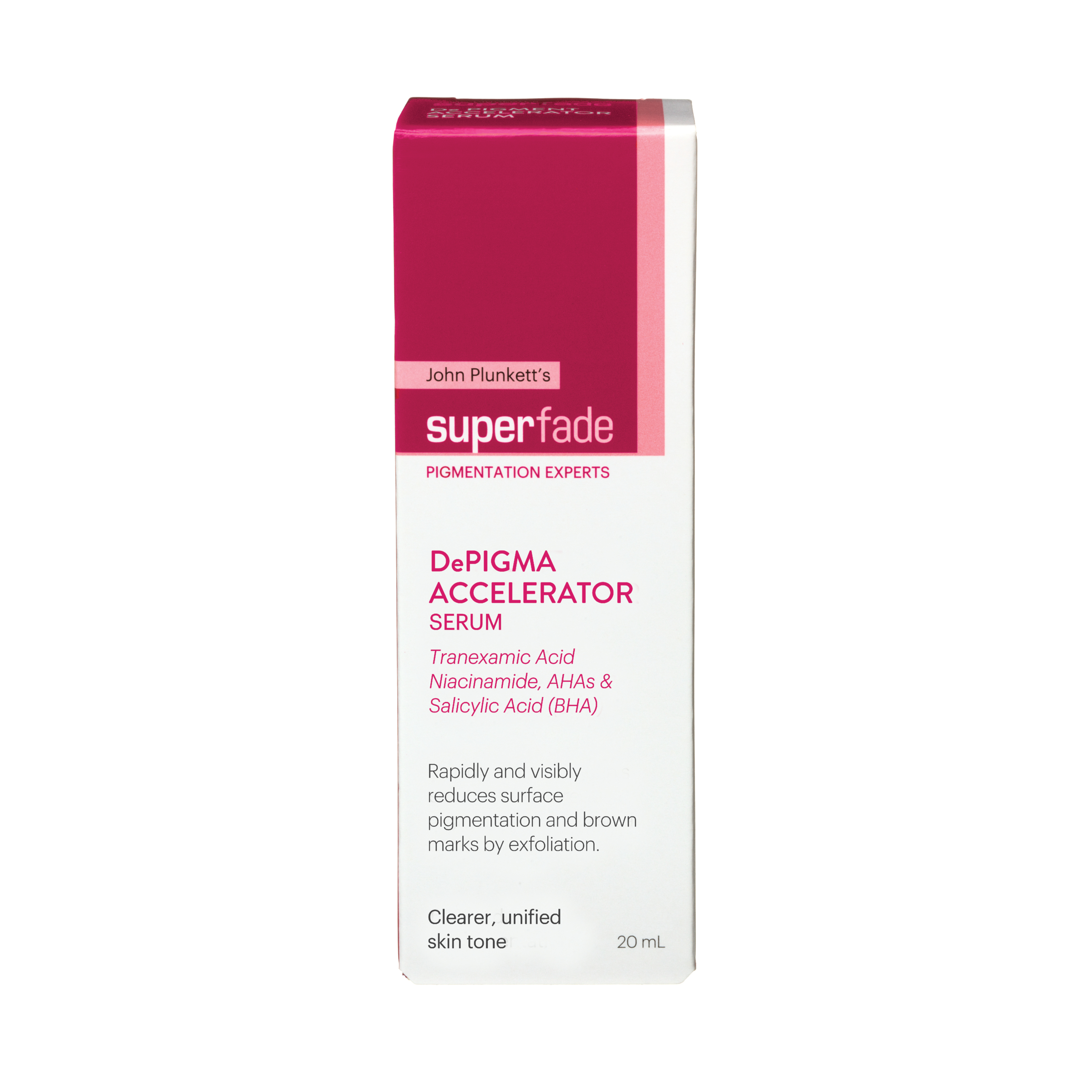 John Plunkett's SuperFade DePIGMA Accelerator Serum 20ml - Image 1