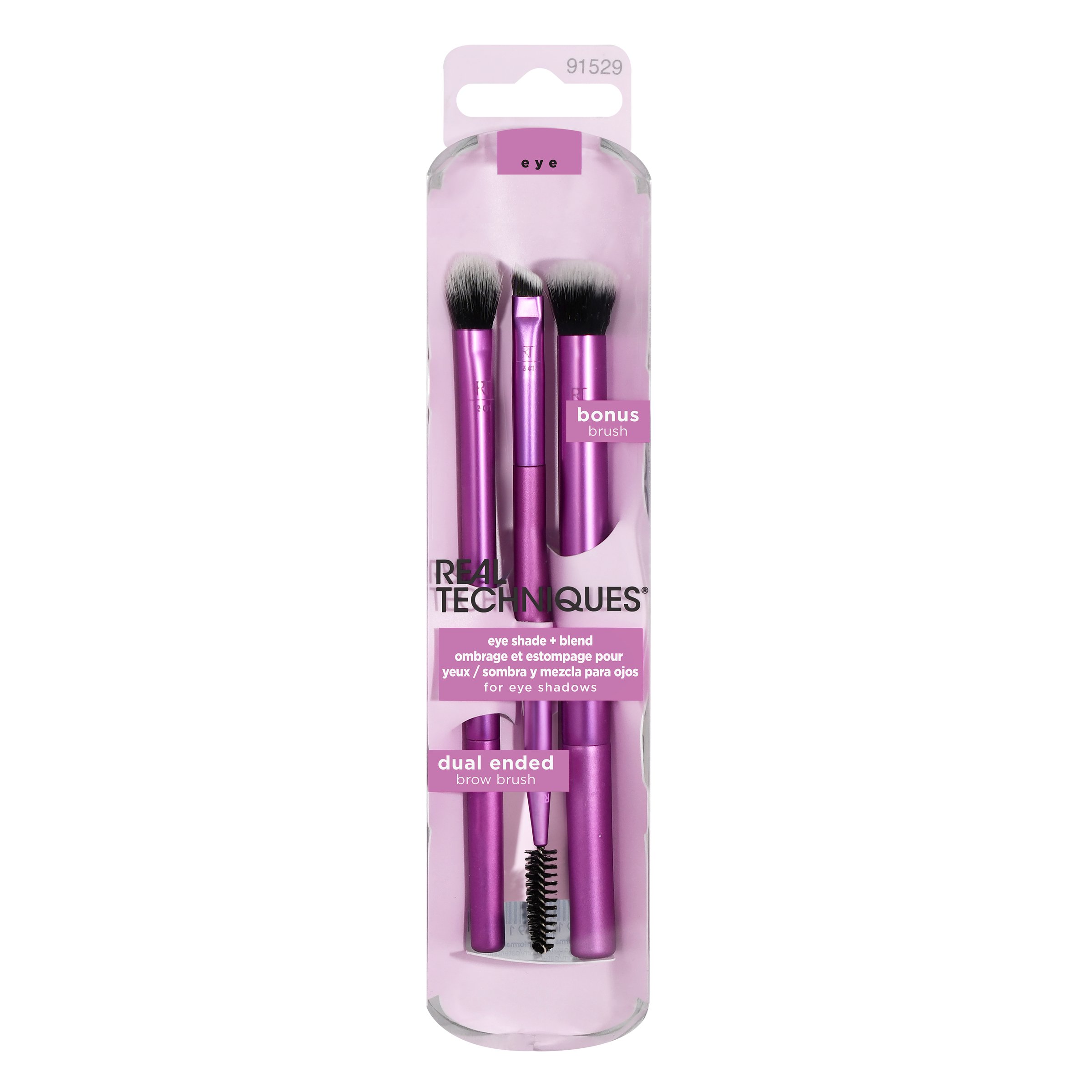 Real Techniques Eye Shade + Blend Brush Set 1 each - Image 1