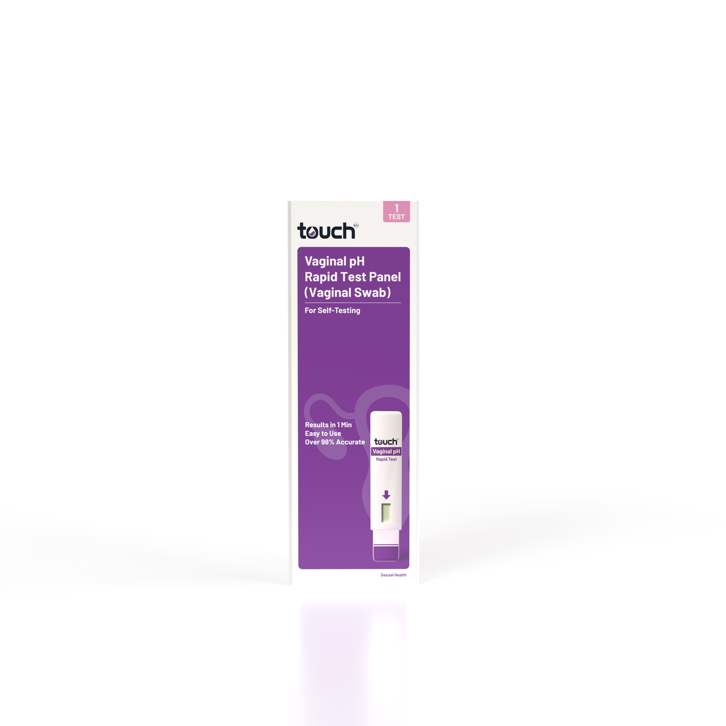 TouchBio Vaginal pH Test 1 pack
