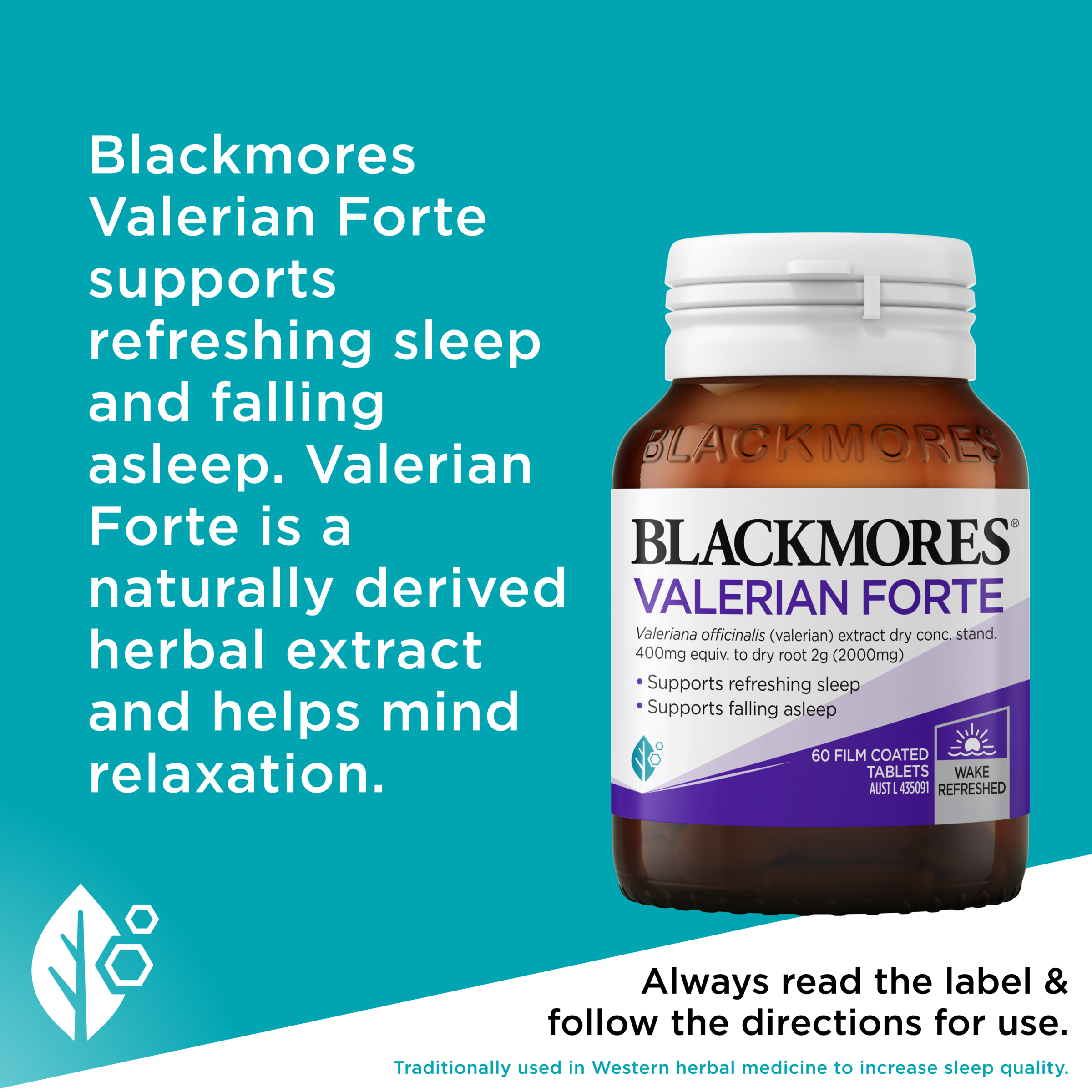 Blackmores Valerian Forte 60 tablets - Image 6
