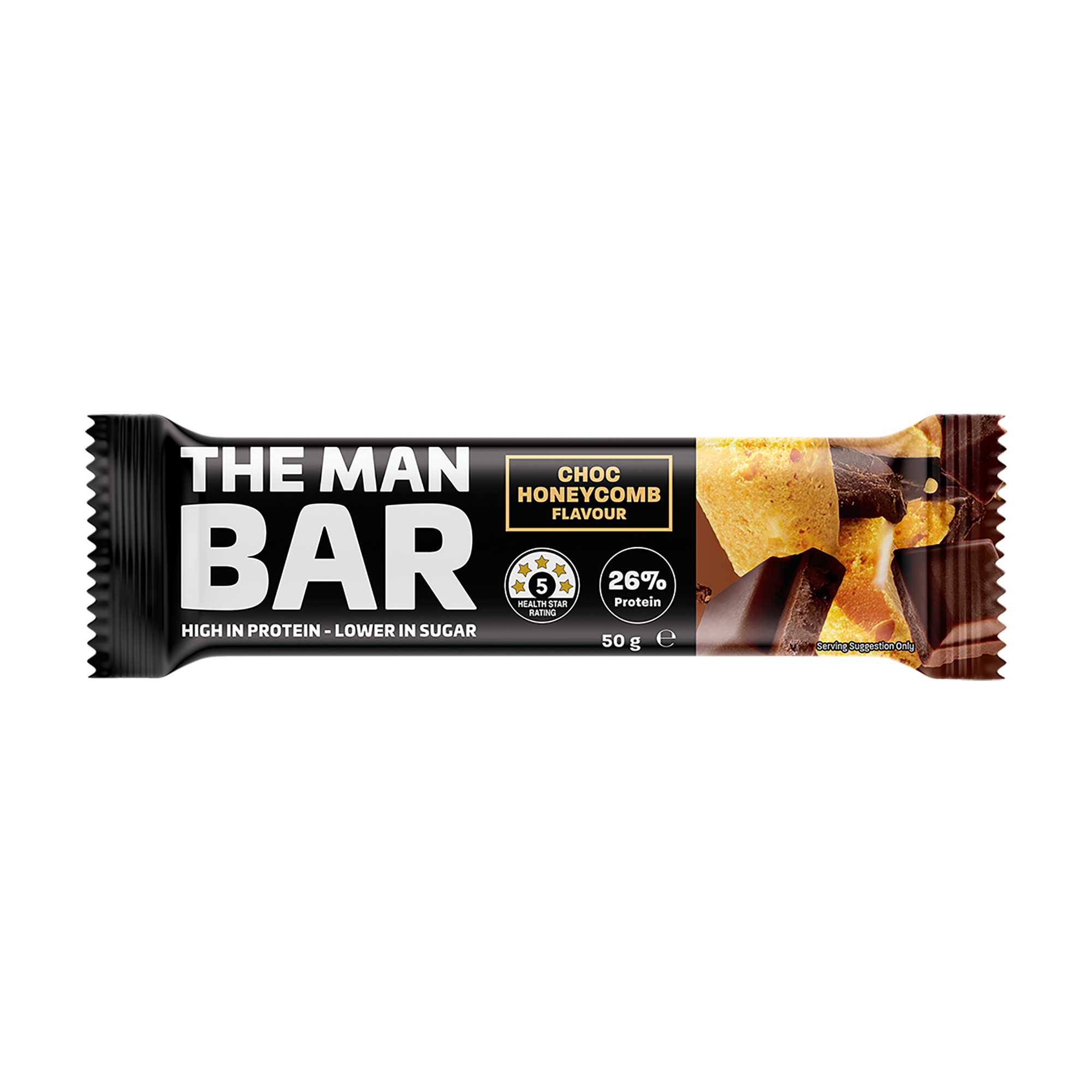 The Man Bar Honeycomb Choc 50g - Image 1