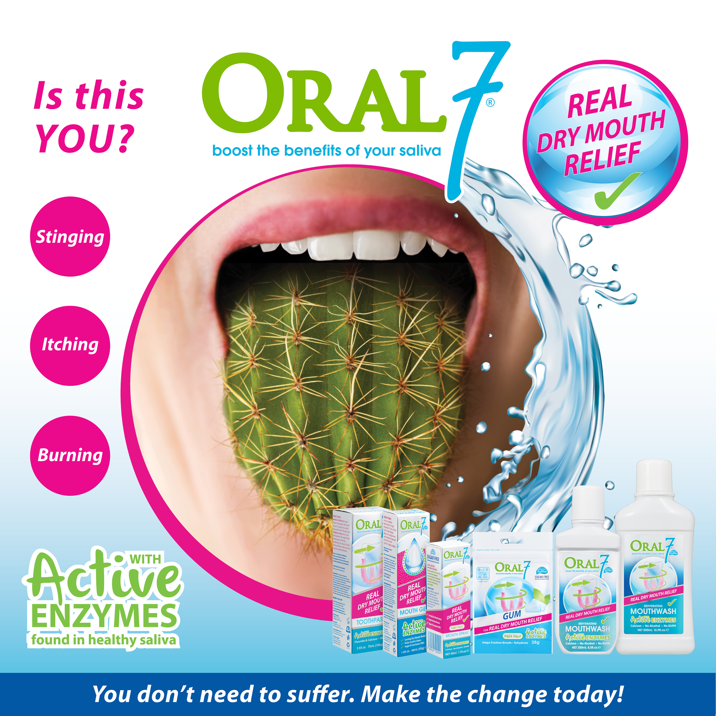 Oral7 Dry Mouth Spray 50ml - Image 7