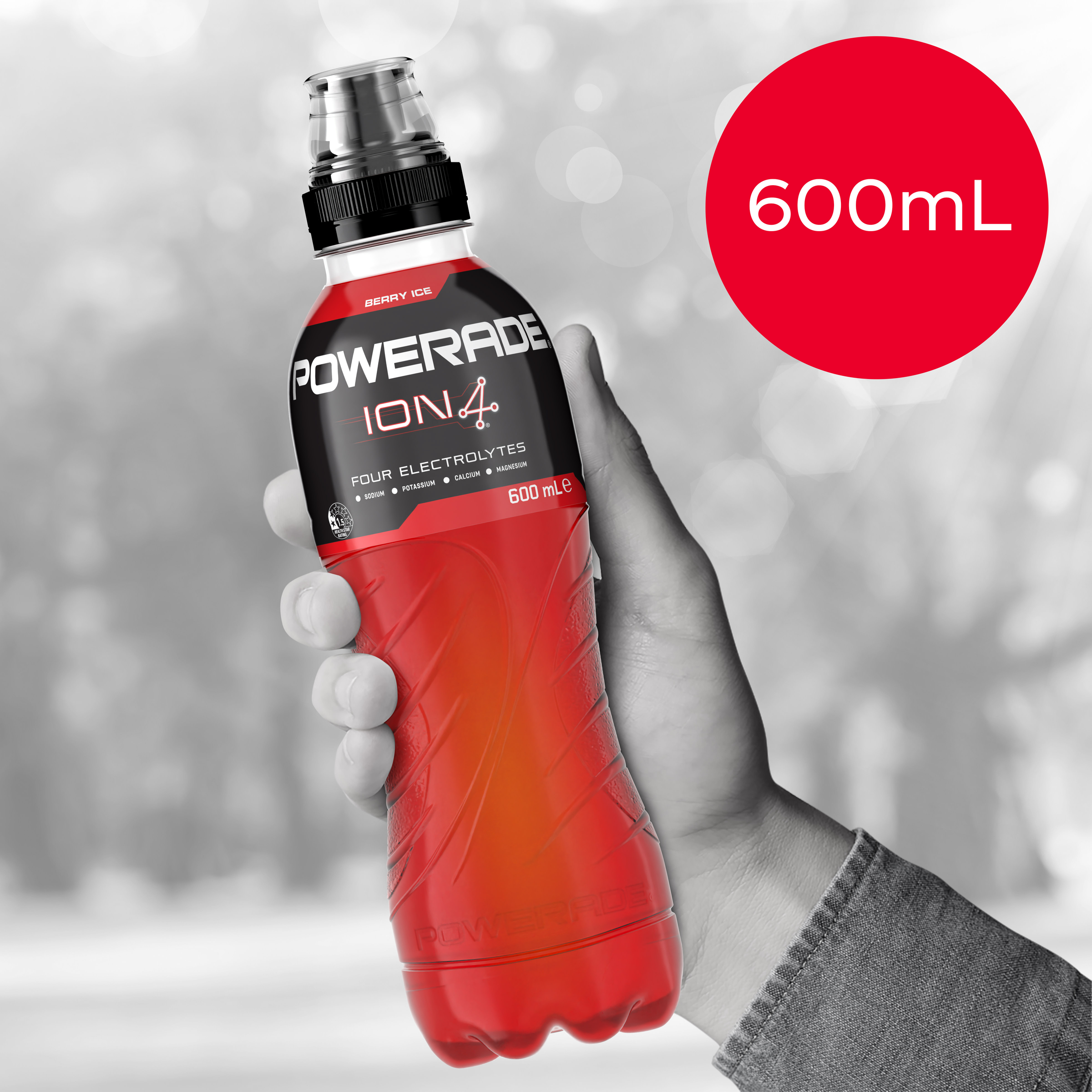 Powerade Isotonic Berry Ice 600ml - Image 3