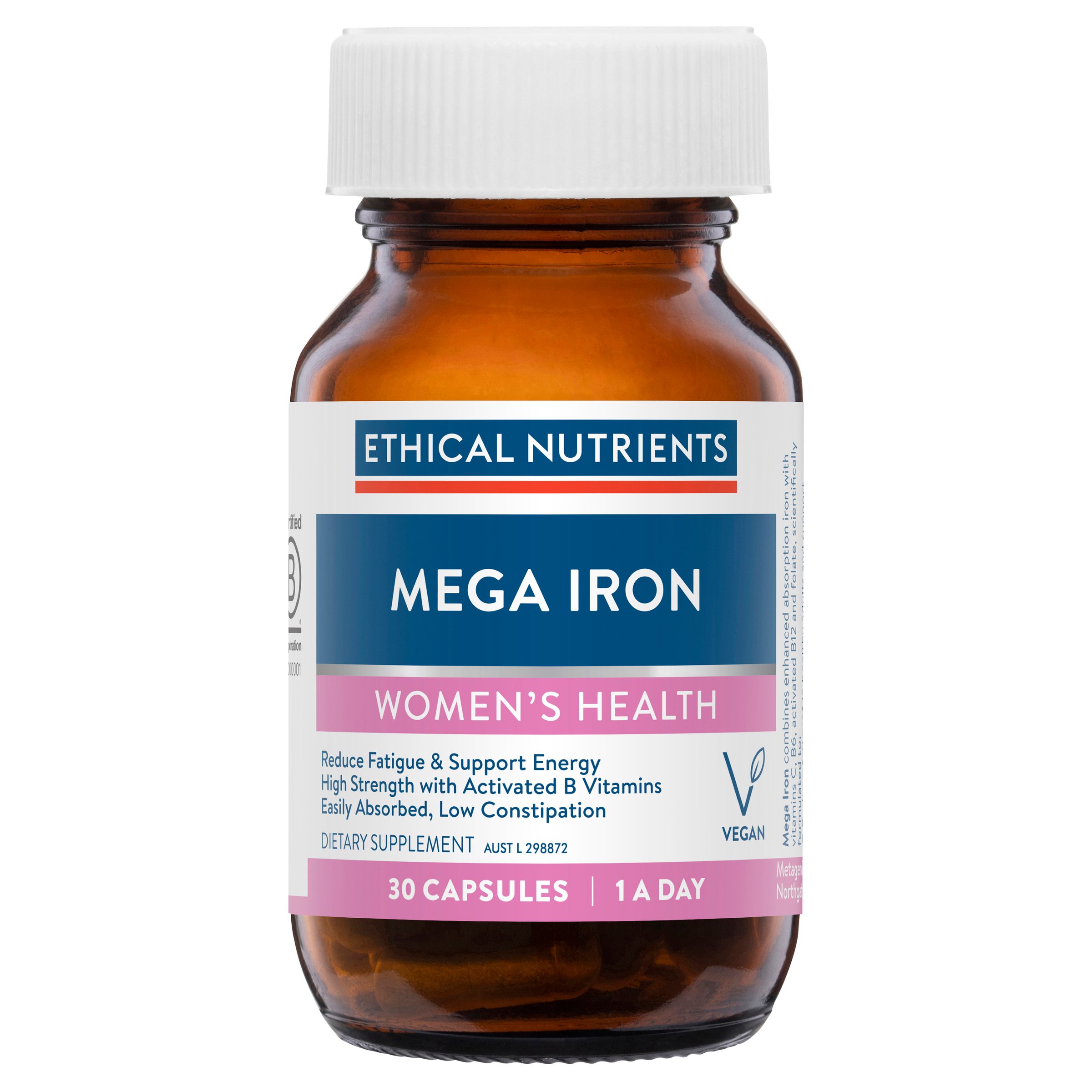 Ethical Nutrients Mega Iron 30 capsules - Image 1