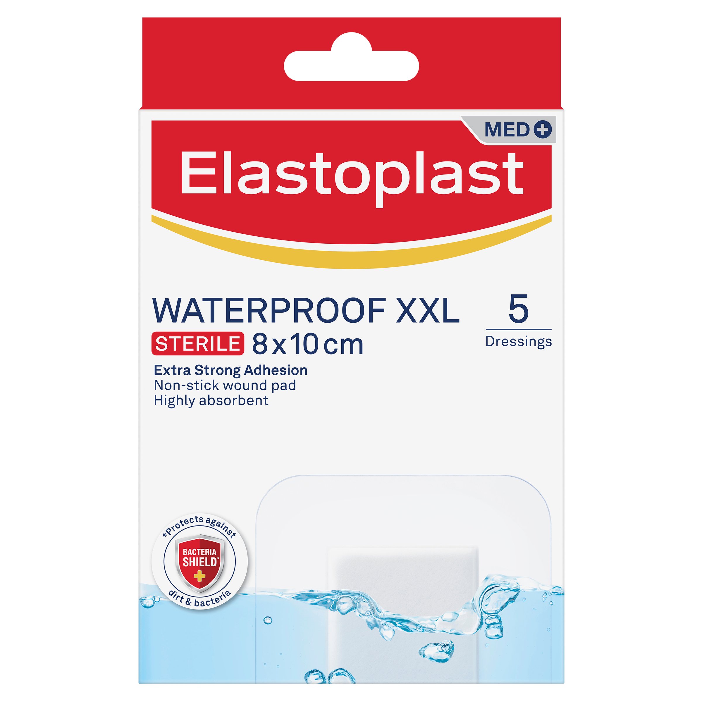 Elastoplast Dressing Waterproof XXL 5 pack - Image 1