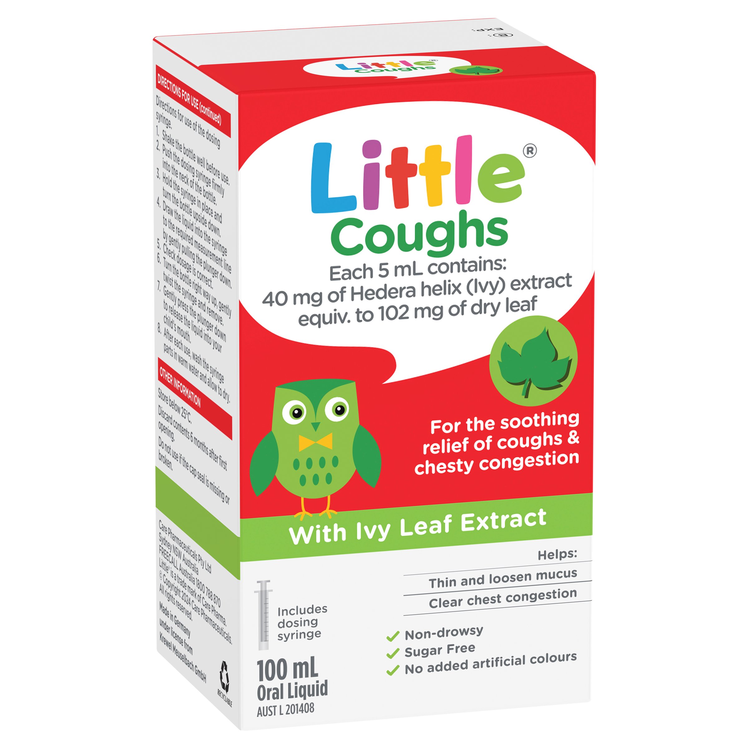 Little Coughs for Coughs & Chesty Congestion Relief 100ml - Image 15