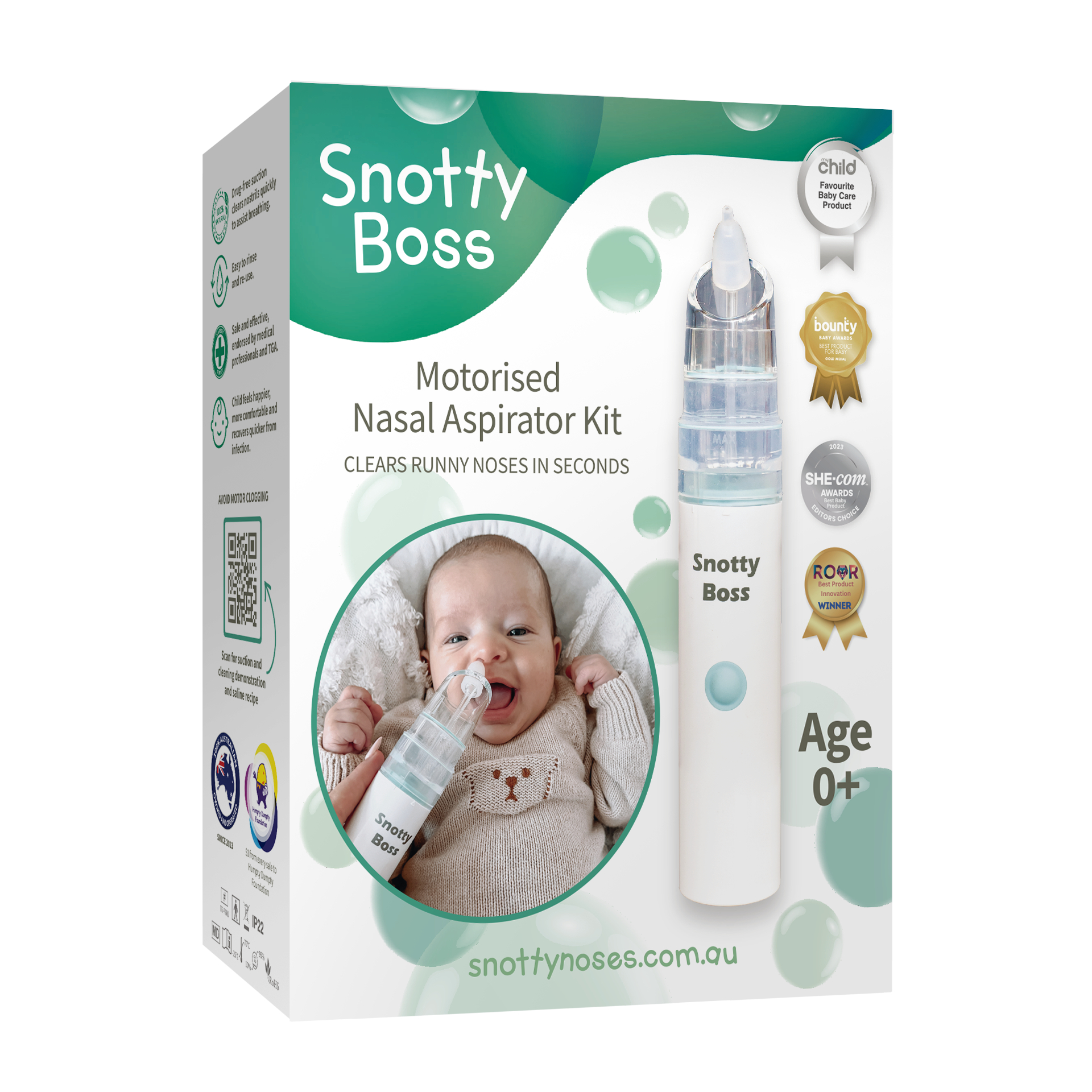 Snotty Boss Nasal Aspirator Kit 1 each - Image 1