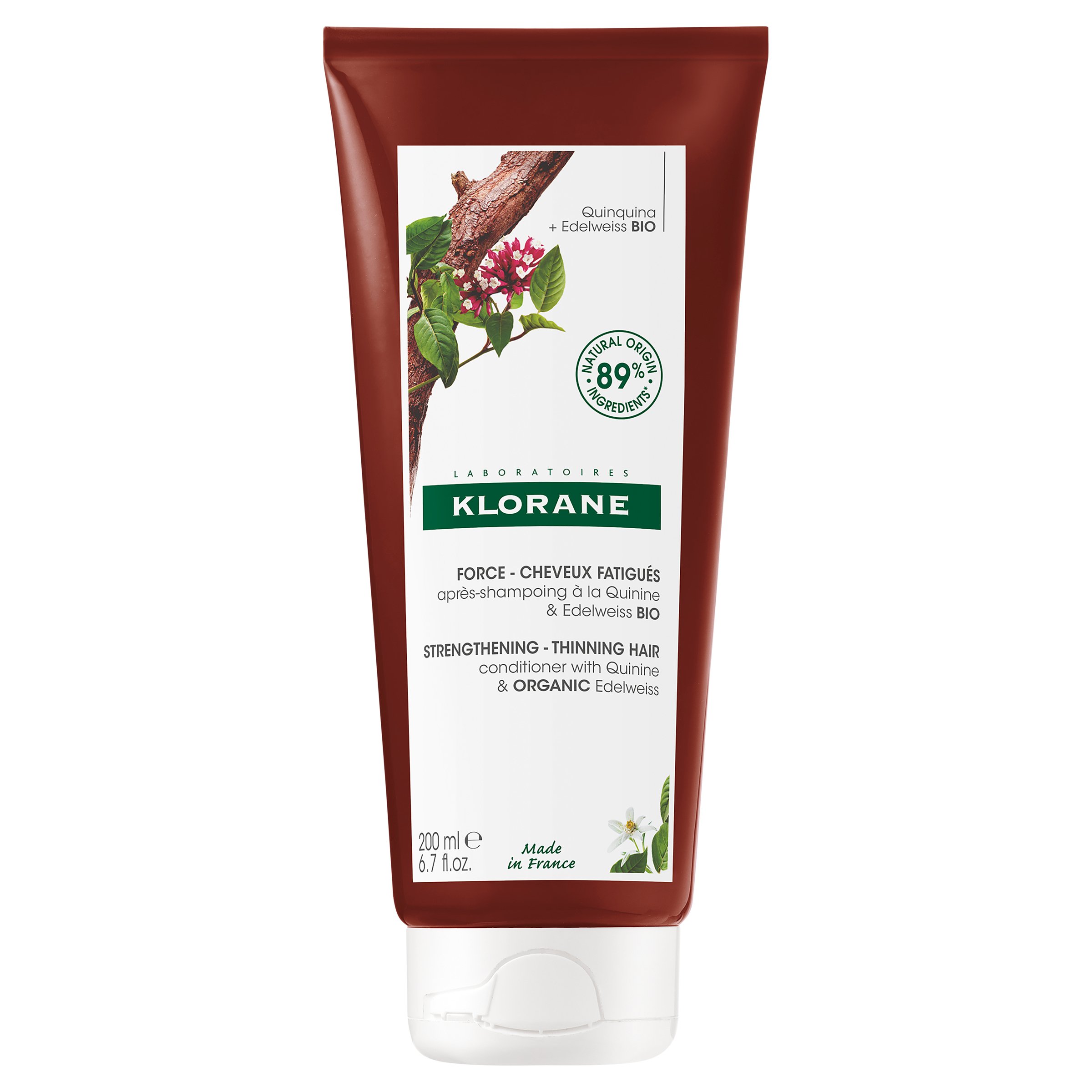 Klorane Conditioner With Quinine And Organic Edelweiss 200ml - Image 1