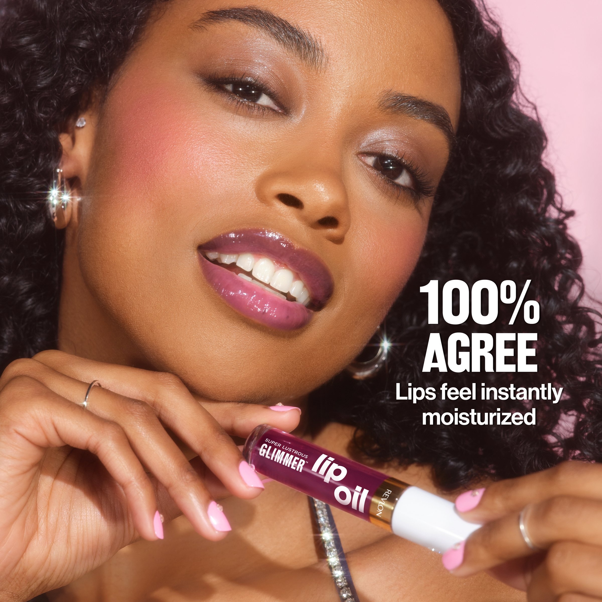 Revlon Glimmer Lip Oil Miss Coral 1 each - Image 5