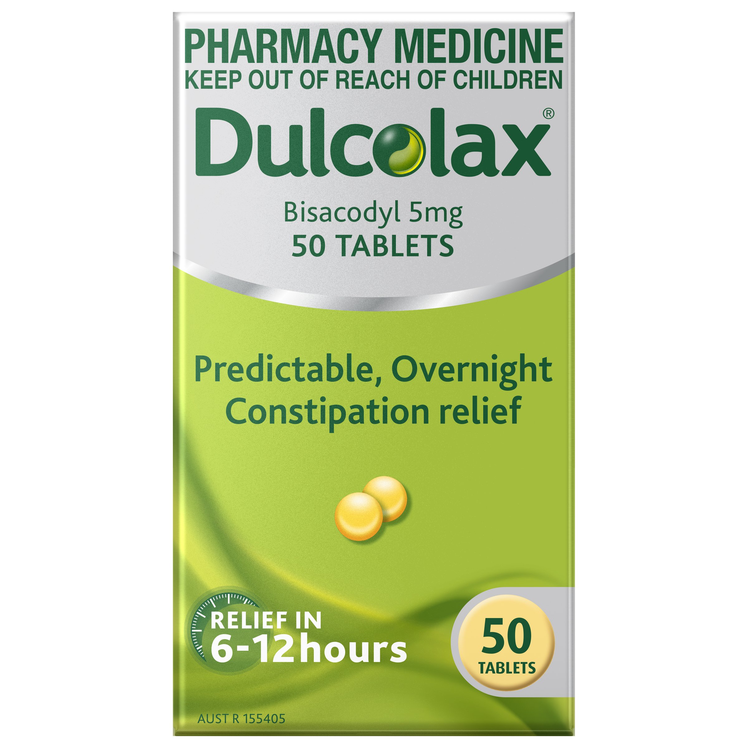 Dulcolax 5mg - 50 tablets - Image 1